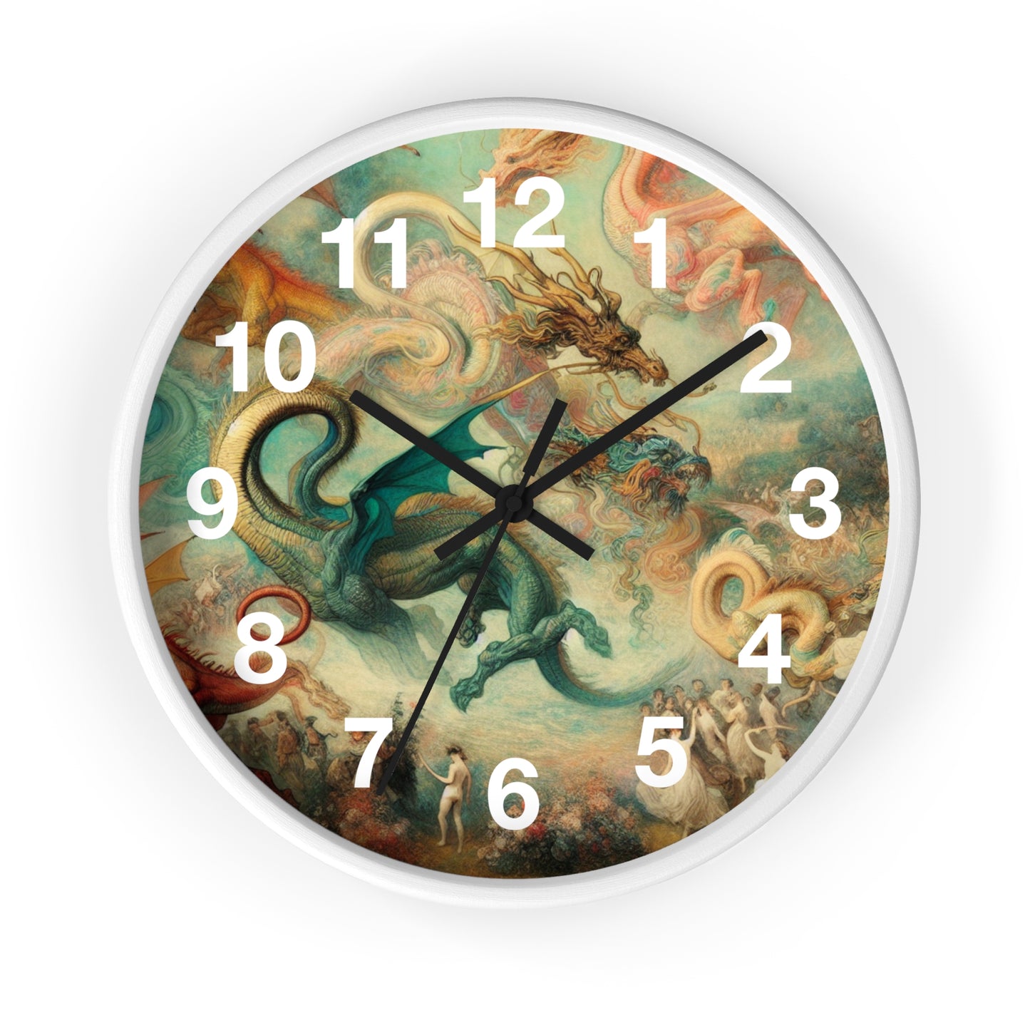 Degas Dreams of Dragons Wall Clock