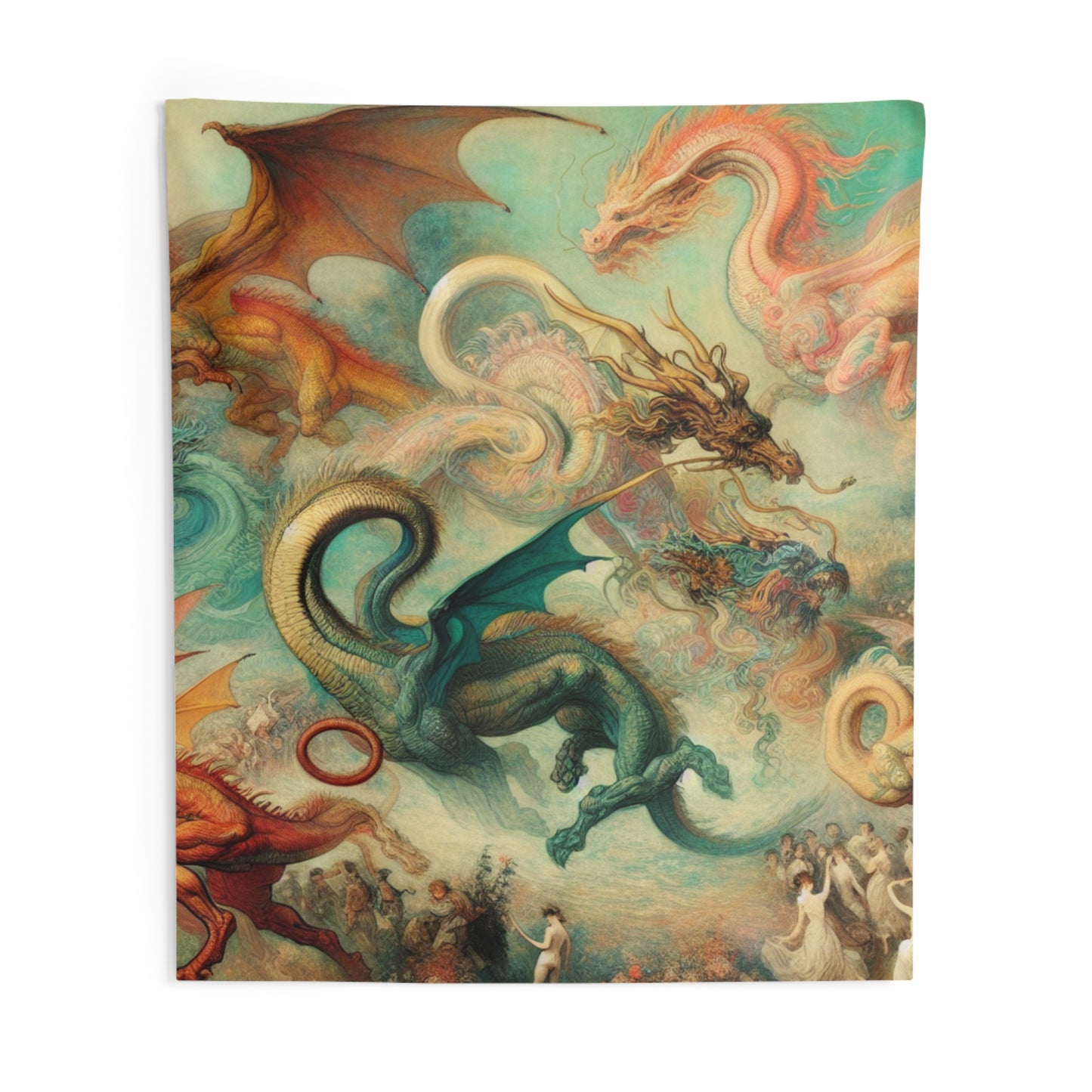 Degas Dreams of Dragons Wall Tapestry