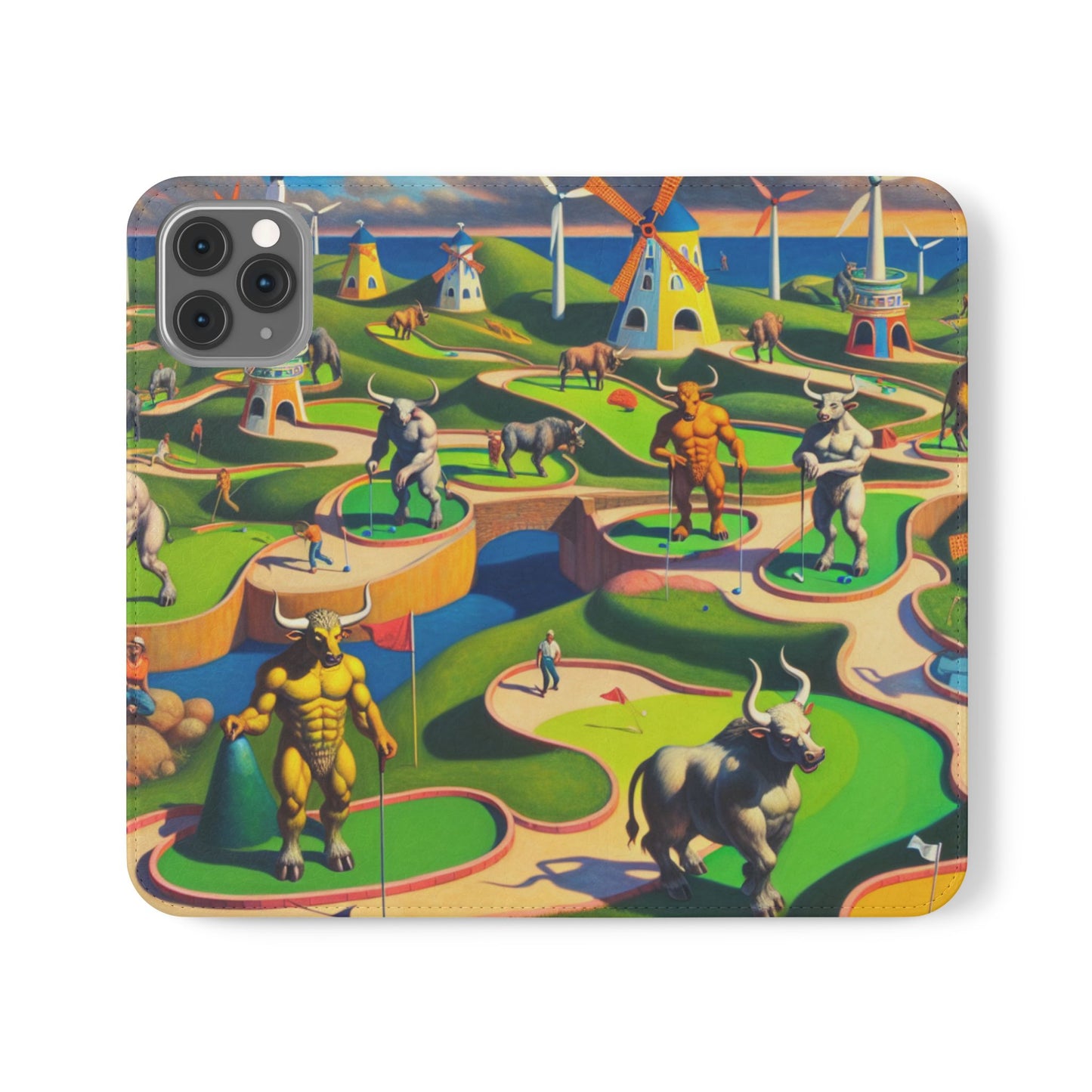 Mini-taur Golf Flip Case - iPhone/Galaxy