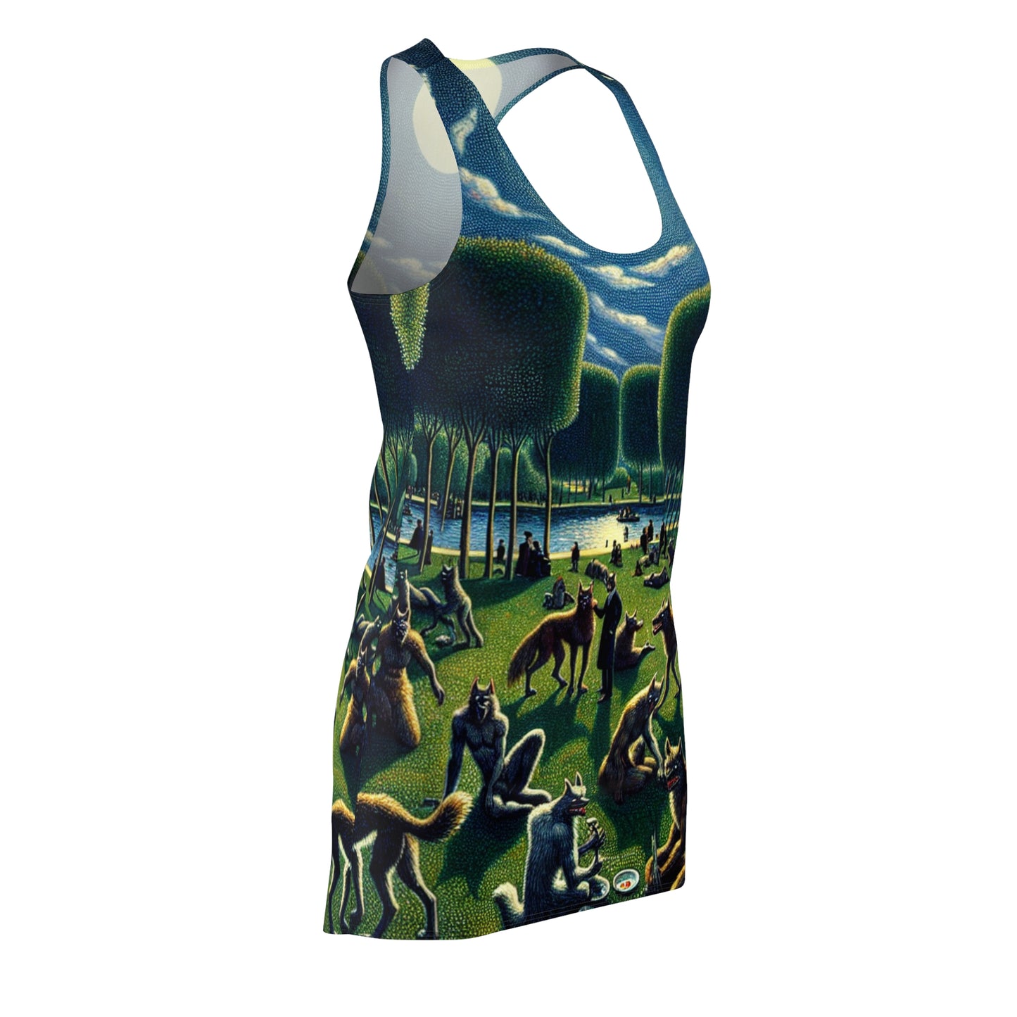 Werewolves at the Waterfront Racerback Dress