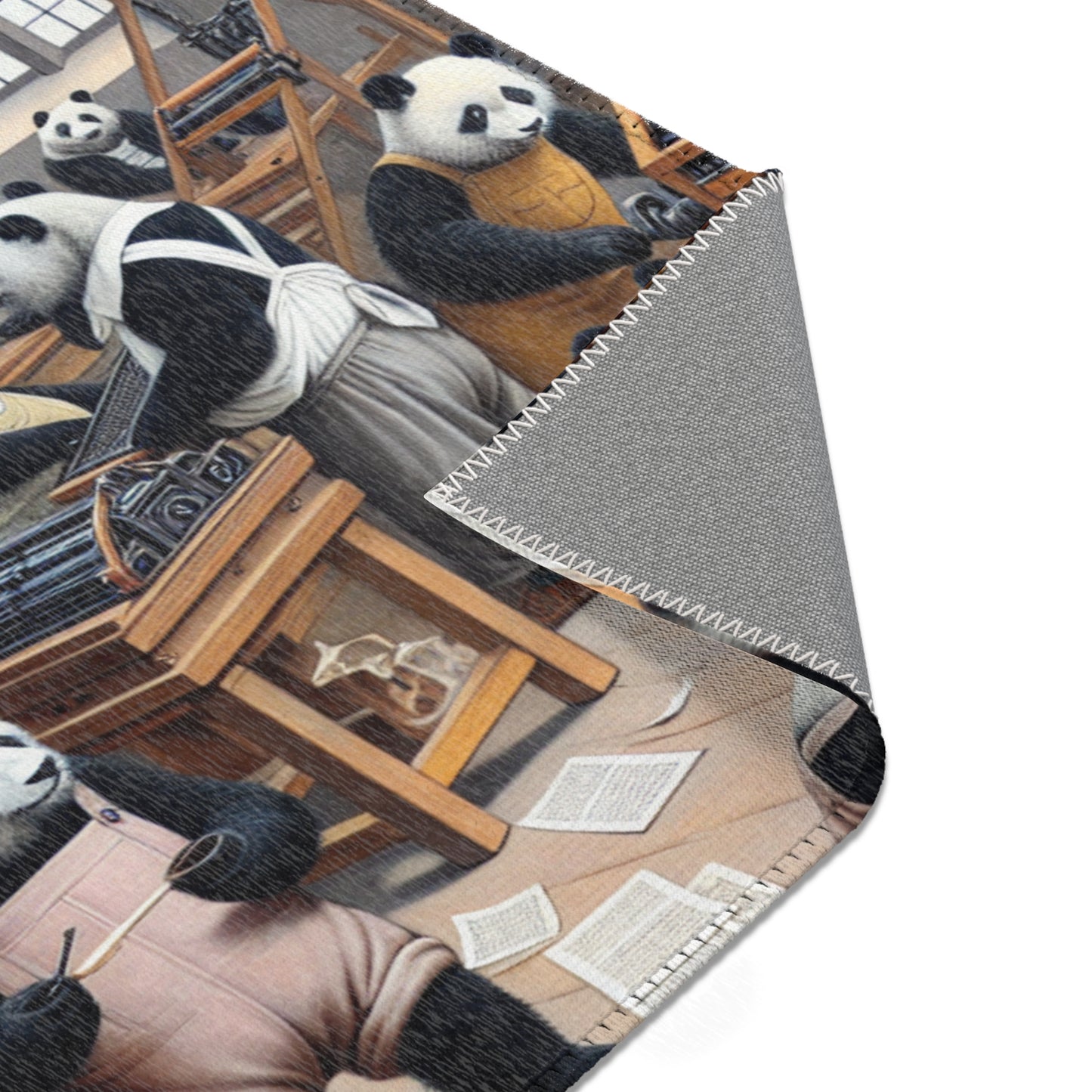 Printing Pandamonium Area Rug - HORIZONTAL