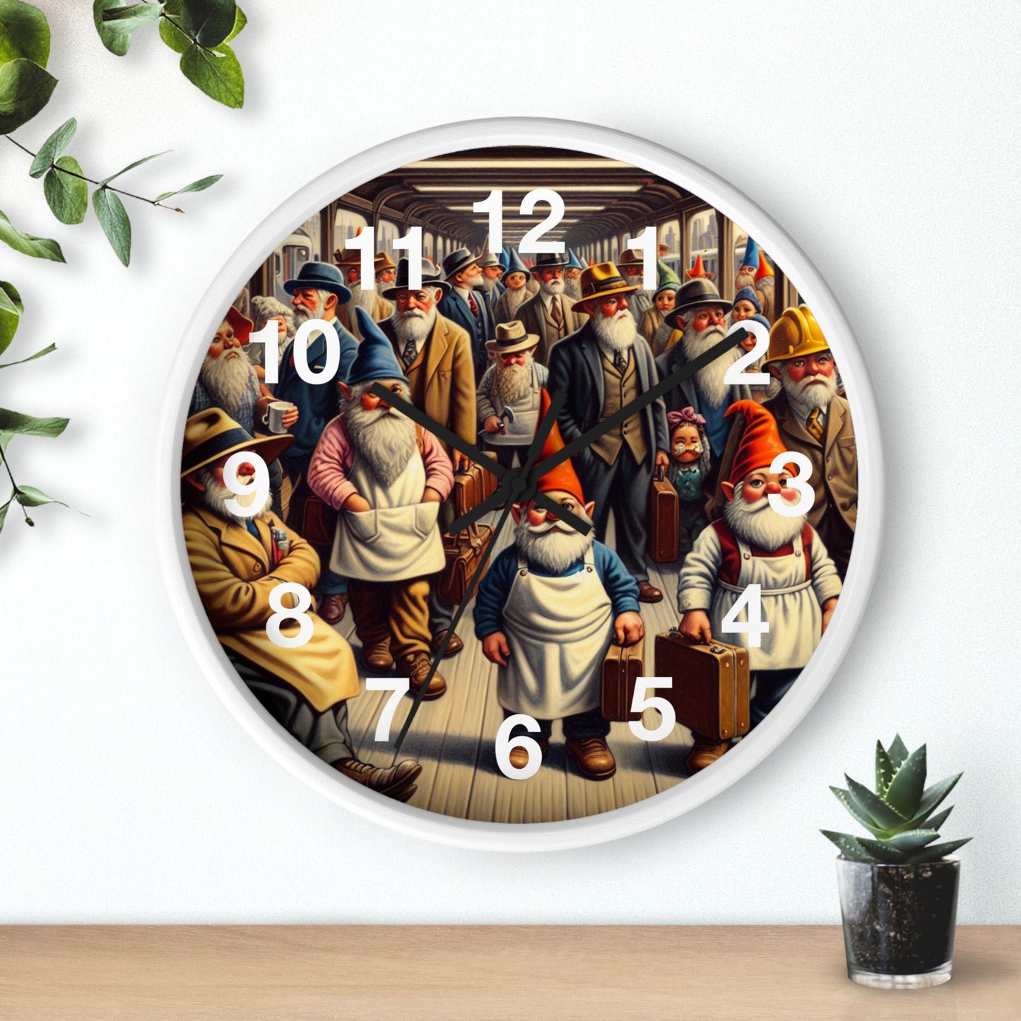The Gnome-mute Home Wall Clock