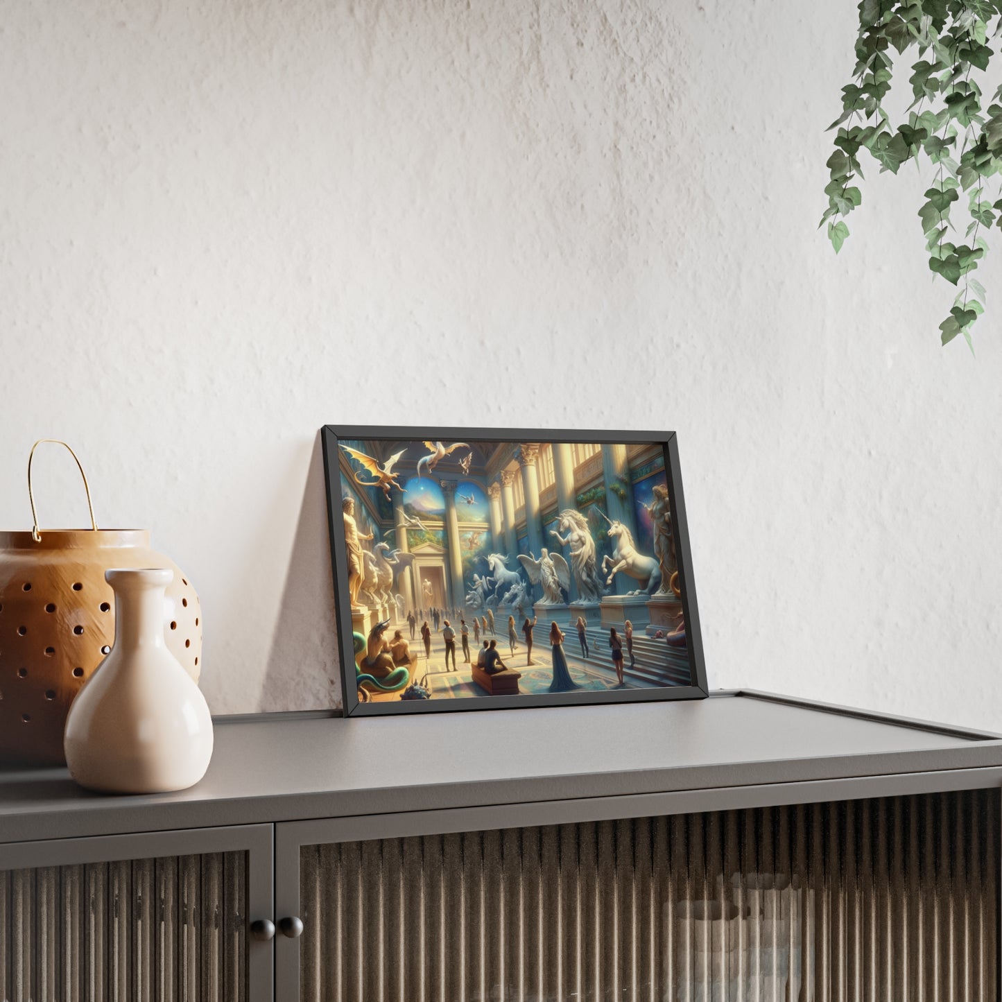 Framed Atlantis Atrium Poster