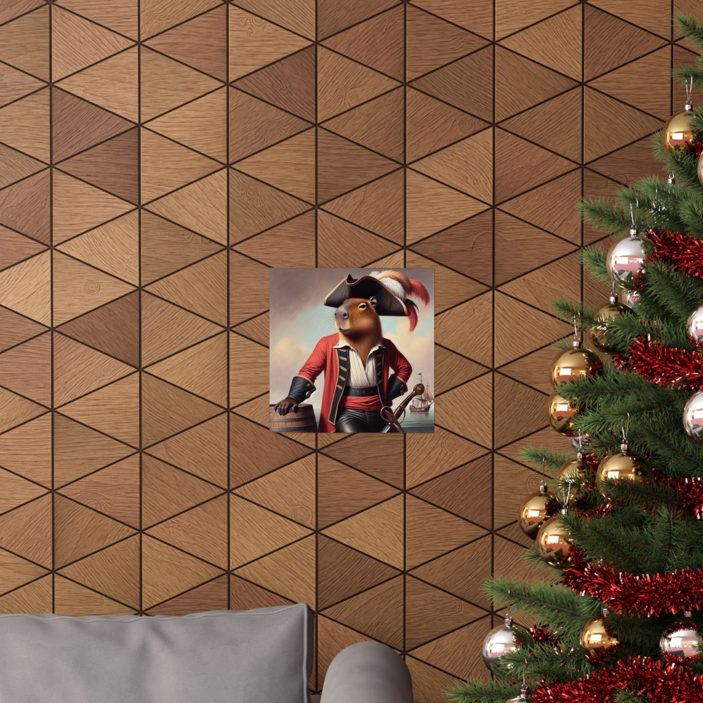 Captain Capybara Poster