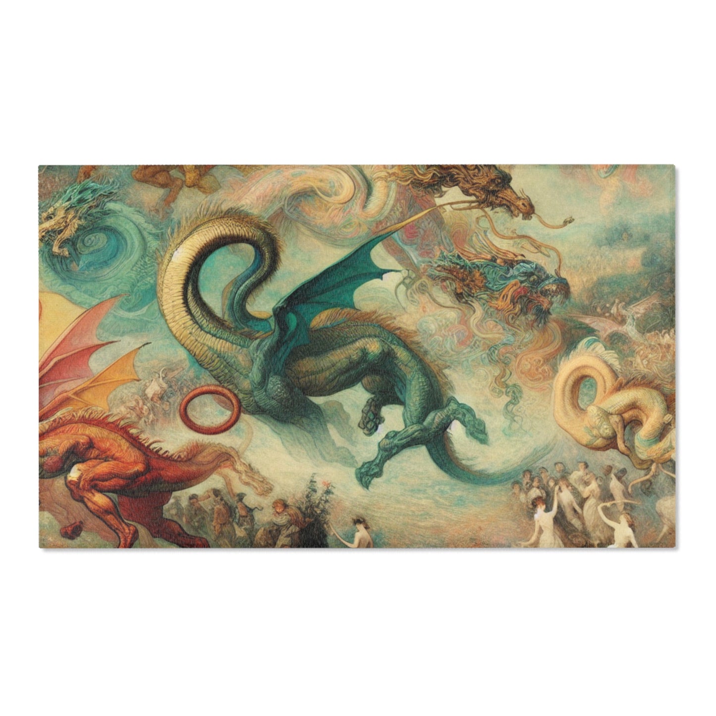 Degas Dreams of Dragons Area Rug - HORIZONTAL