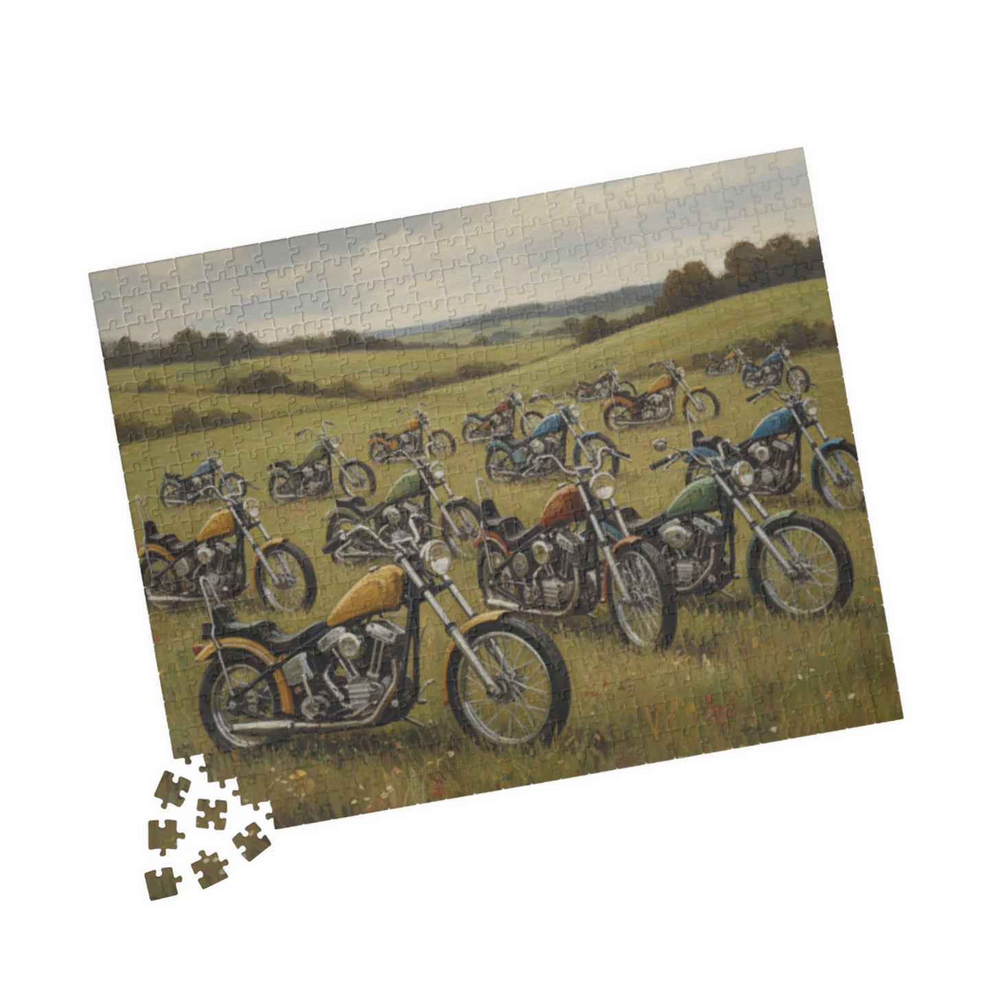 Wild Motorcycles Puzzle (110, 252, 520, 1014-piece)