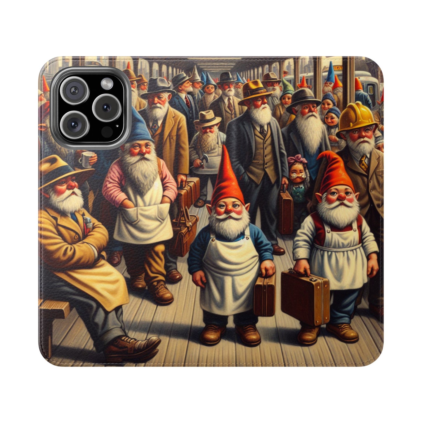 The Gnome-mute Home Flip Case - iPhone/Galaxy