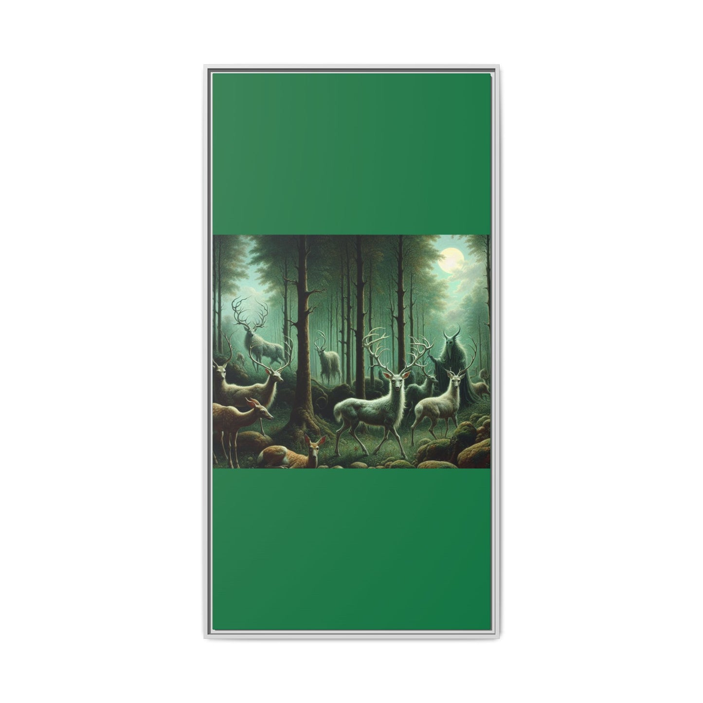 Wendigo Shepherd Canvas, Framed (Multi-color)