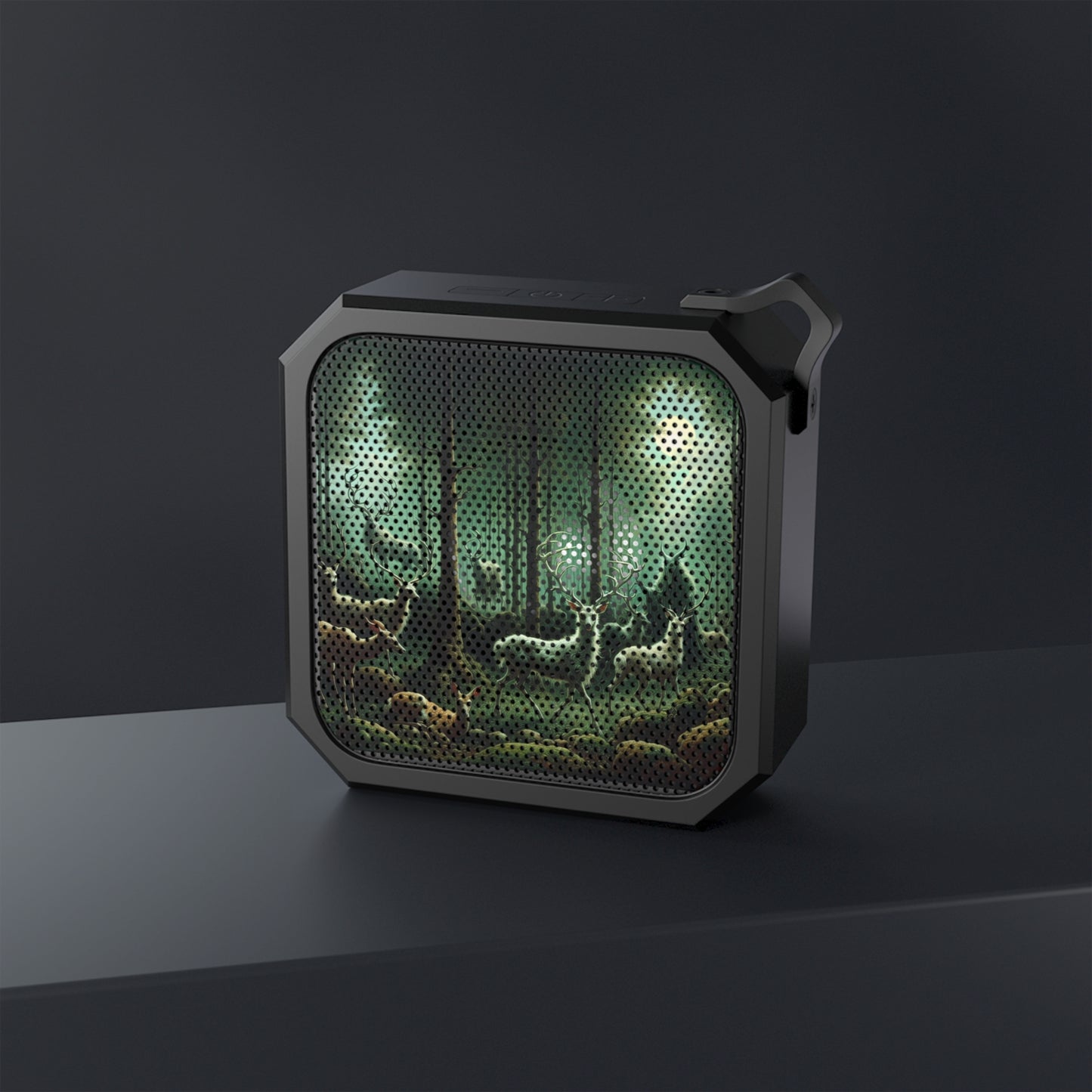 Outdoor Bluetooth Speaker with Wendigo Shepherd Design