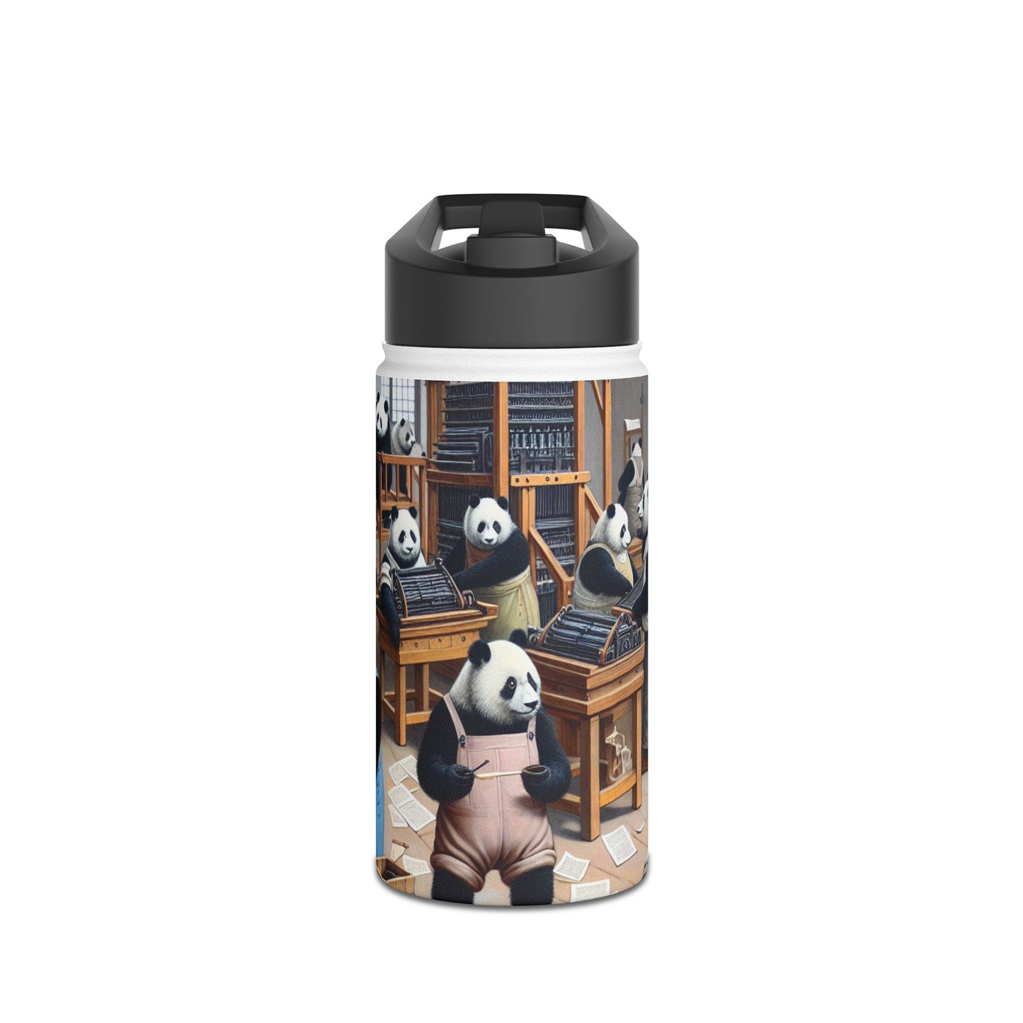 Printing Pandamonium Stainless Steel Water Bottle