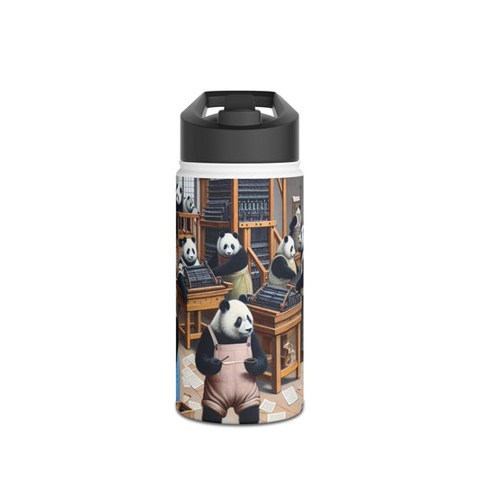 Printing Pandamonium Stainless Steel Water Bottle