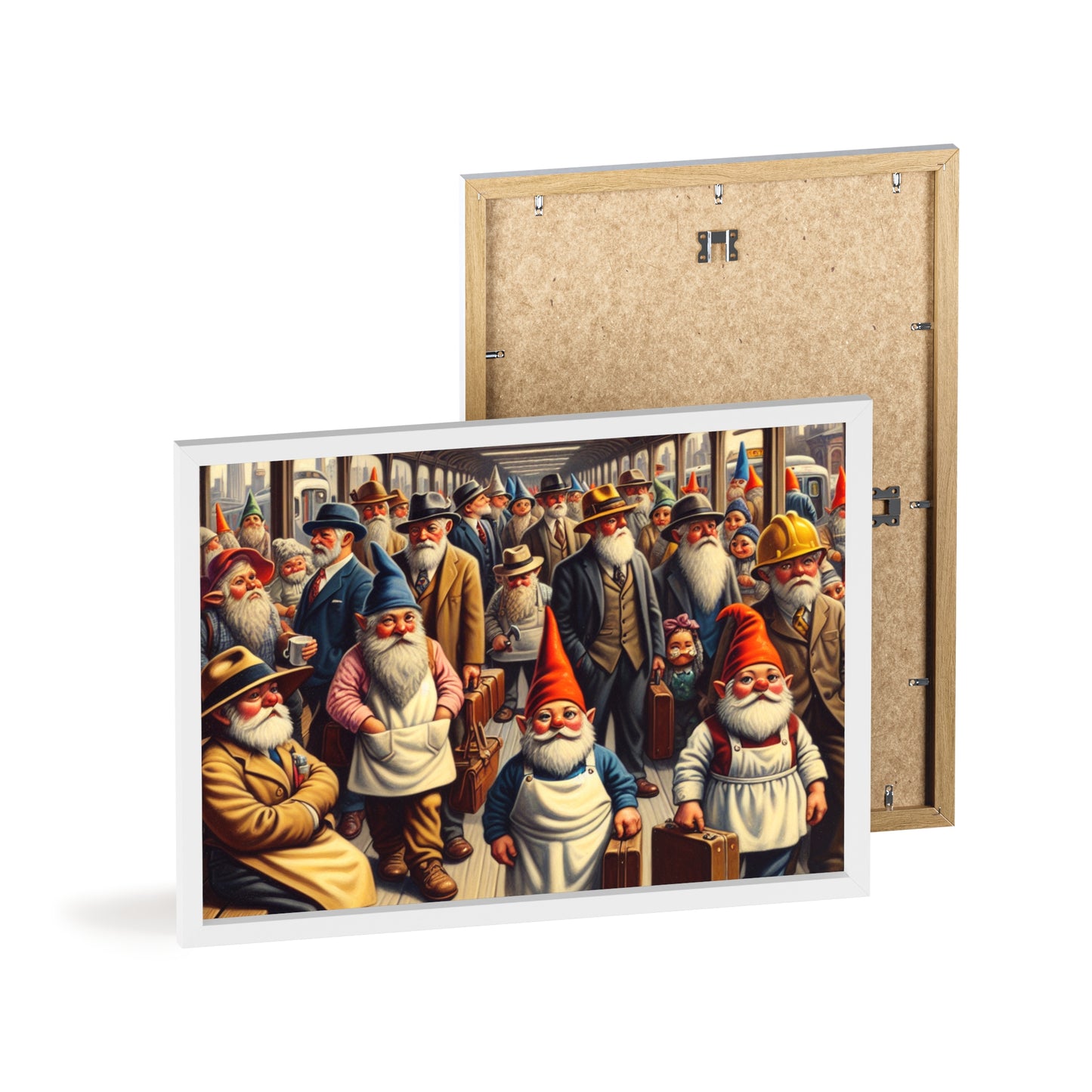 Framed The Gnome-mute Home Poster