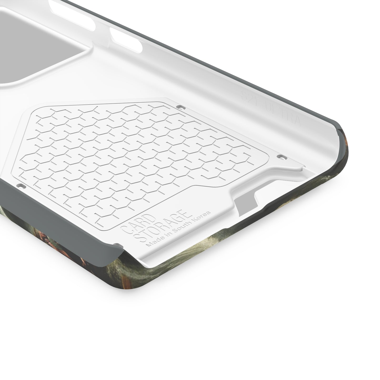 Cthulhu in the Storm Phone Case with Card Holder - GALAXY