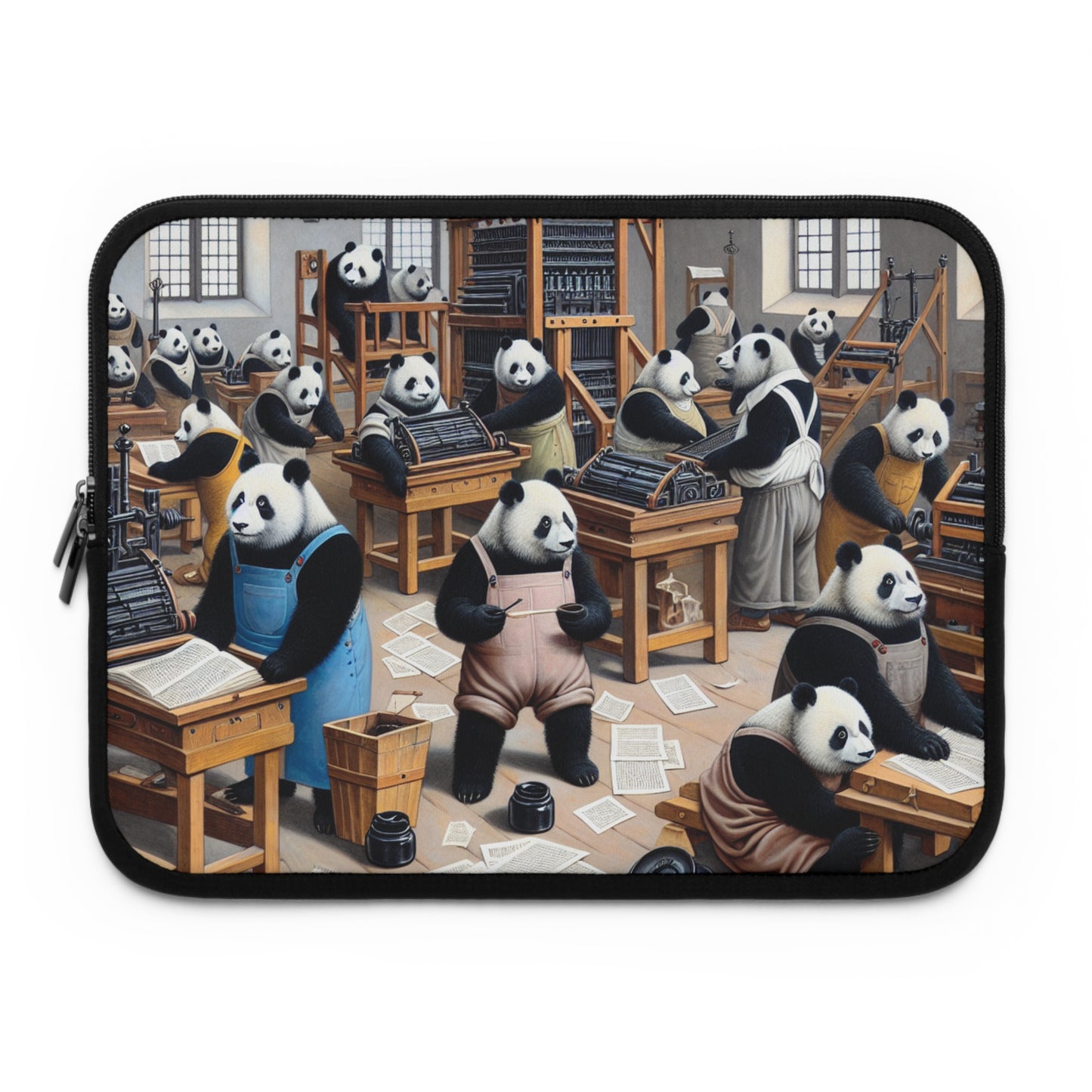 Printing Pandamonium Laptop Sleeve