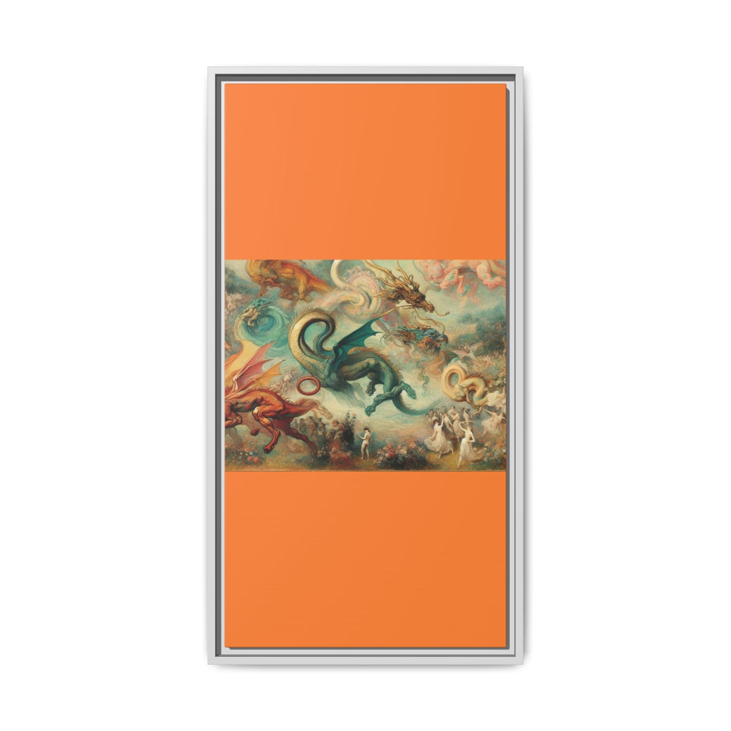 Degas Dreams of Dragons Canvas, Framed (Multi-color)