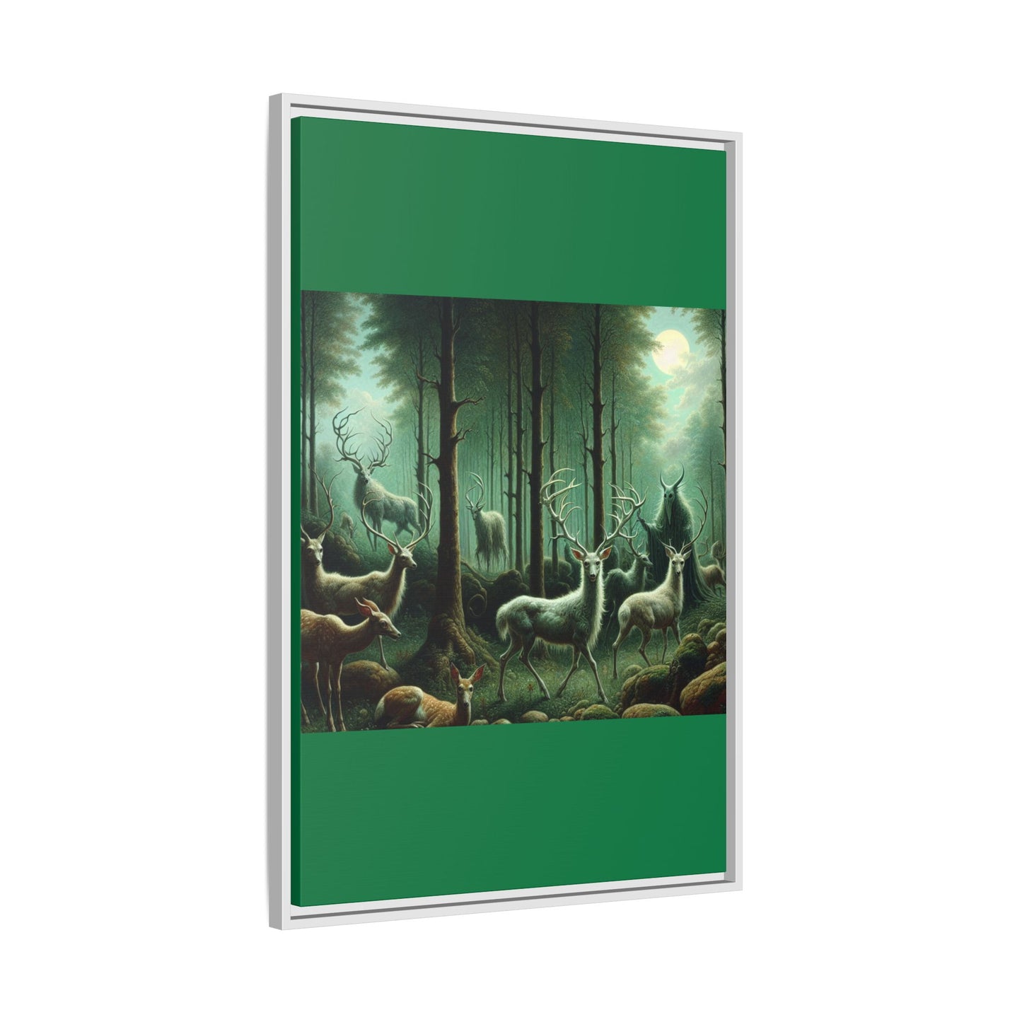 Wendigo Shepherd Canvas, Framed (Multi-color)