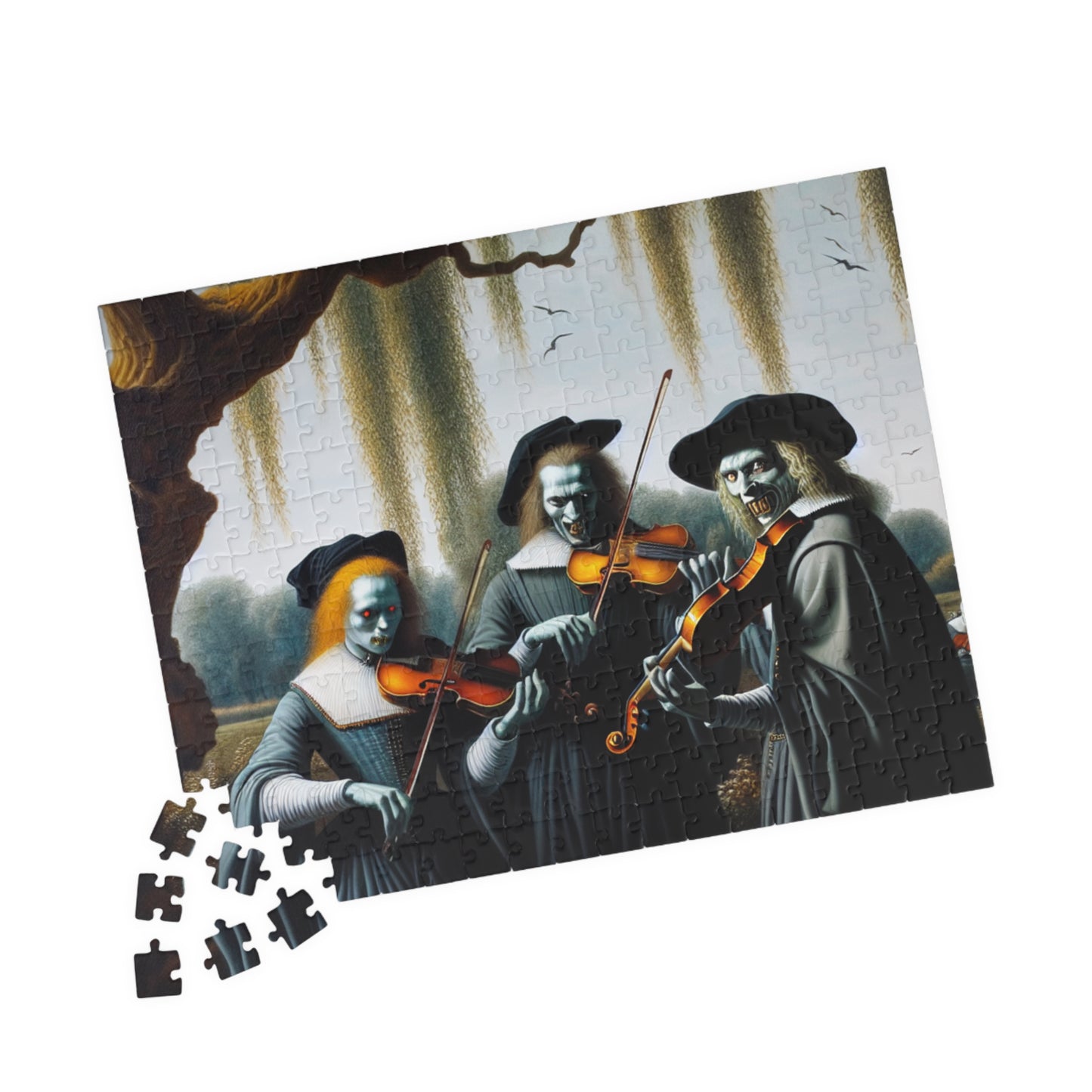 Vermeer's Vampire Violinists Puzzle (110, 252, 520, 1014-piece)
