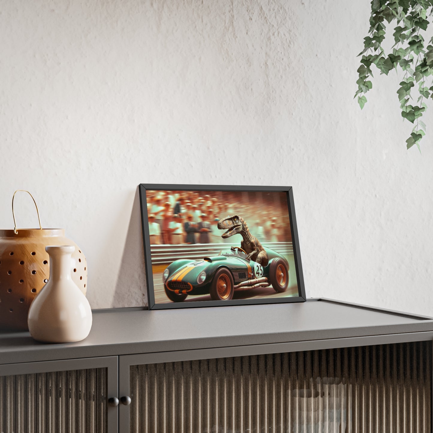 Framed Velocity Raptor Poster