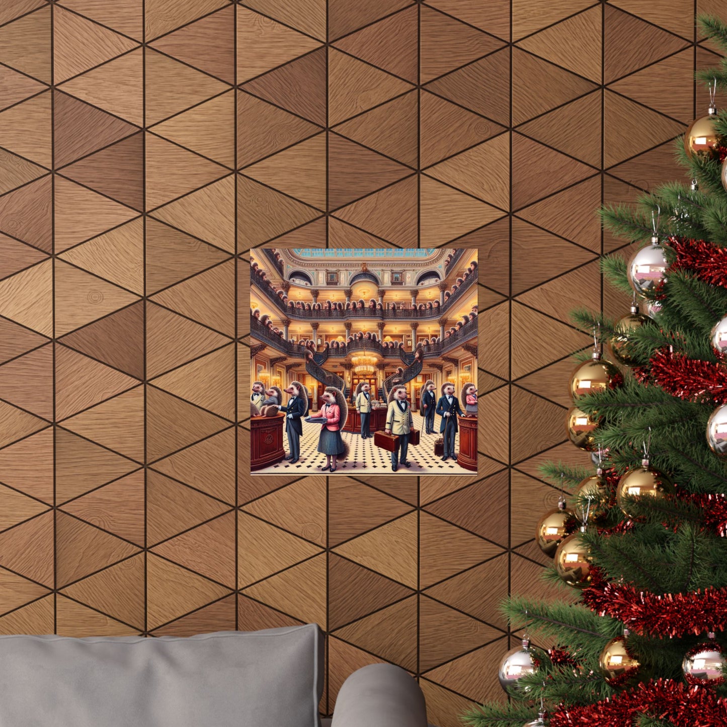 Hedgehog Hotel Poster