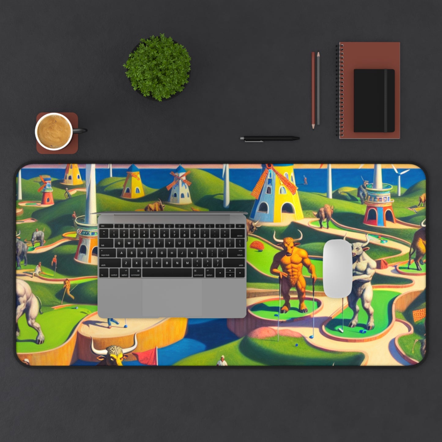 Mini-taur Golf Desk Mat