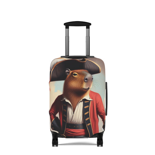 Captain Capybara Luggage Cover