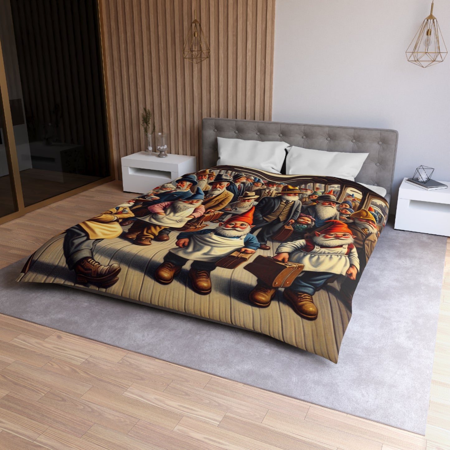 The Gnome-mute Home Microfiber Duvet Cover