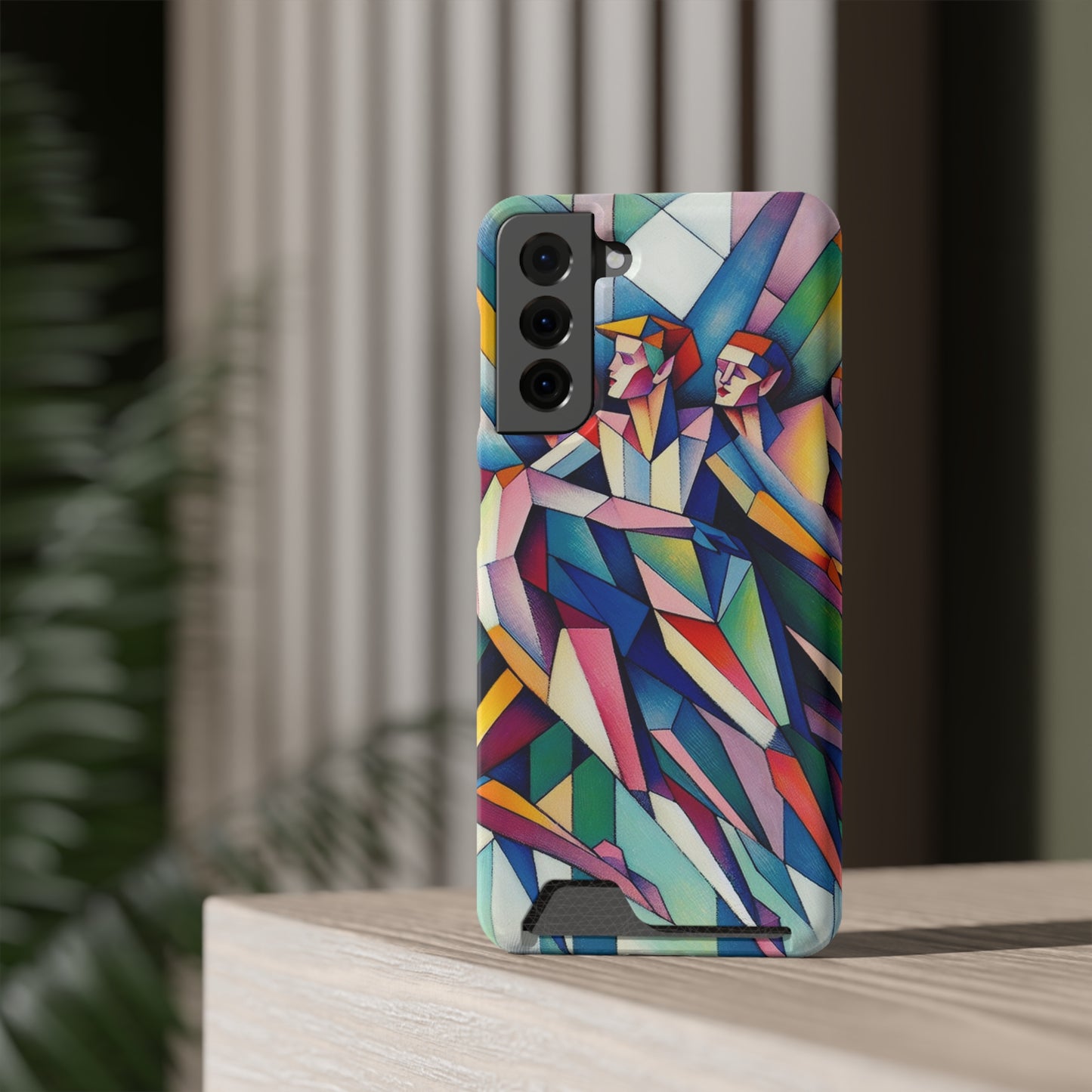 Picasso's Pixies Phone Case with Card Holder - GALAXY