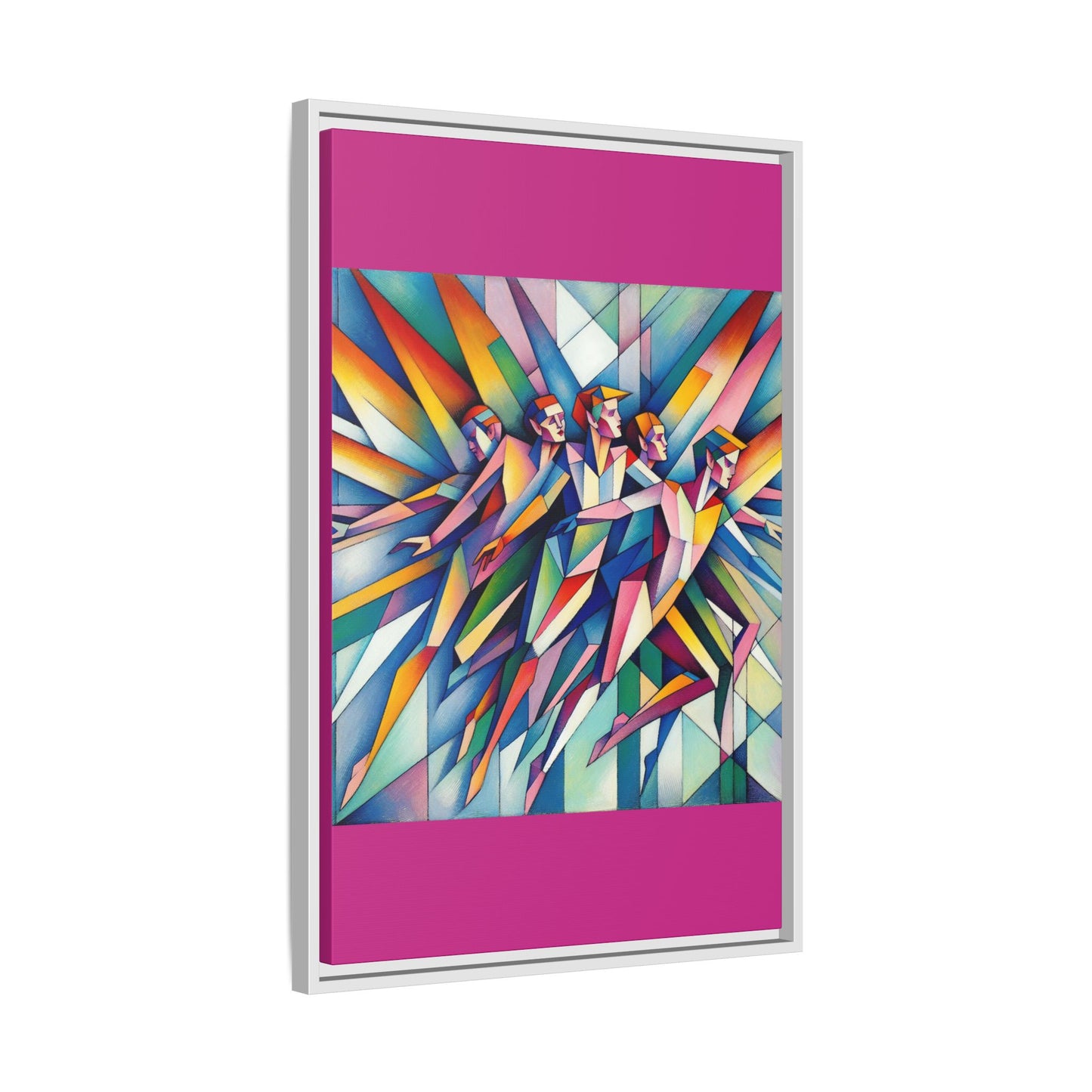 Picasso's Pixies Canvas, Framed (Multi-color)
