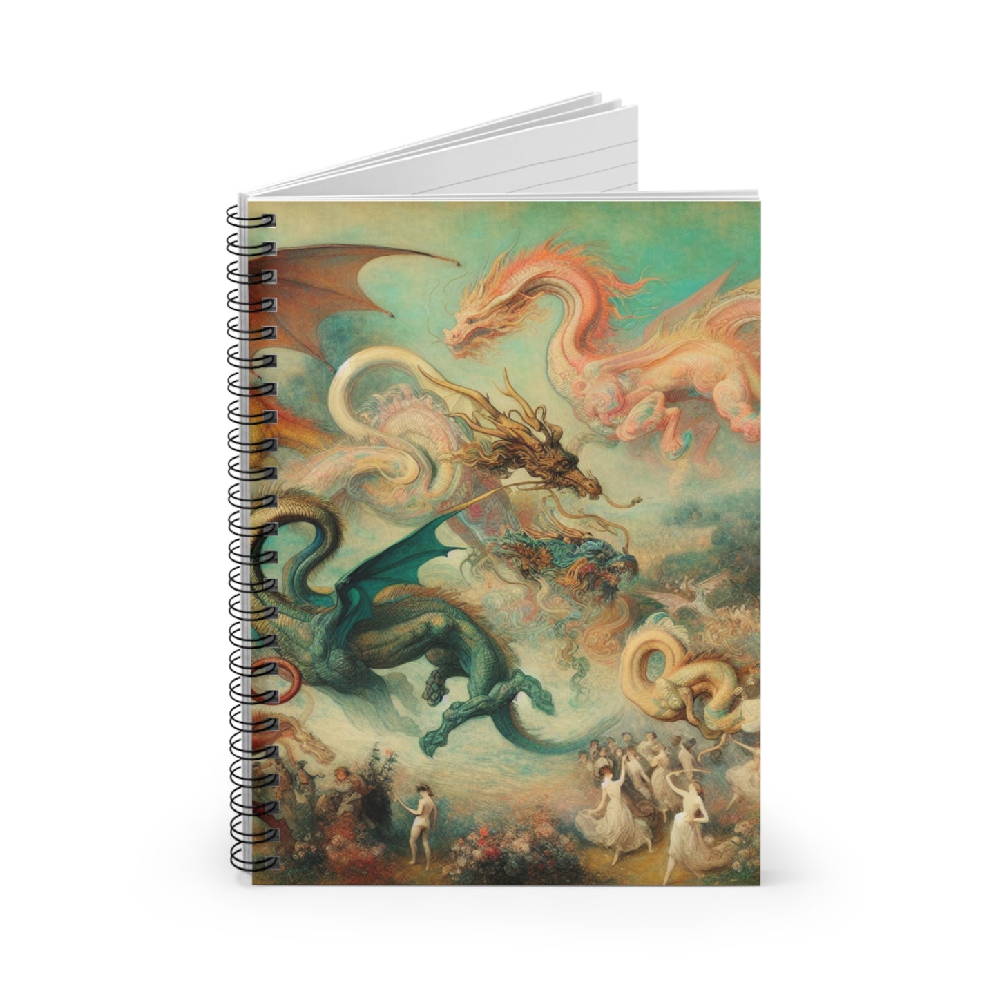 Degas Dreams of Dragons Spiral Notebook