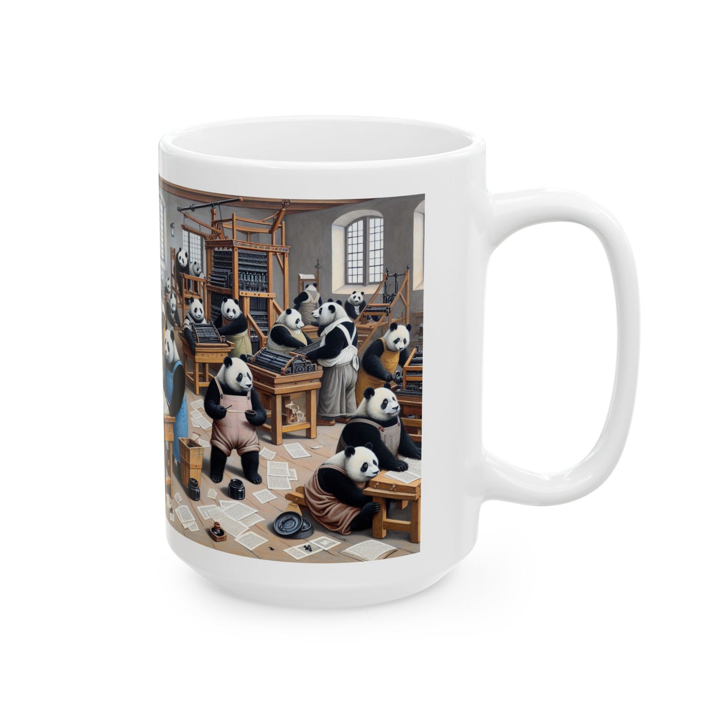 Printing Pandamonium Ceramic Mug
