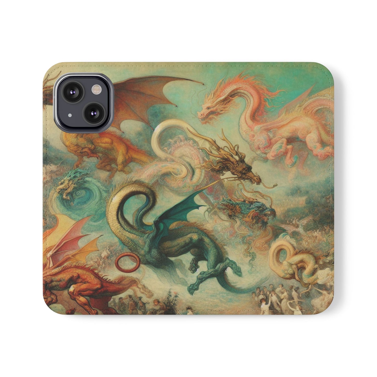 Degas Dreams of Dragons Flip Cases for iPhones