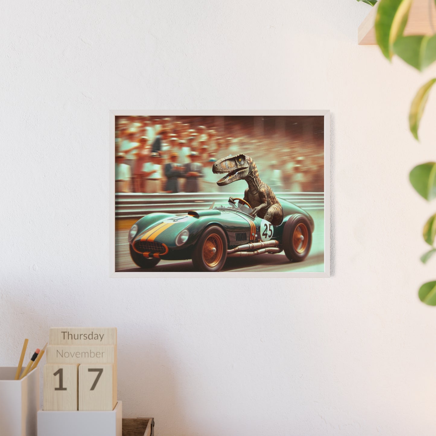 Framed Velocity Raptor Poster