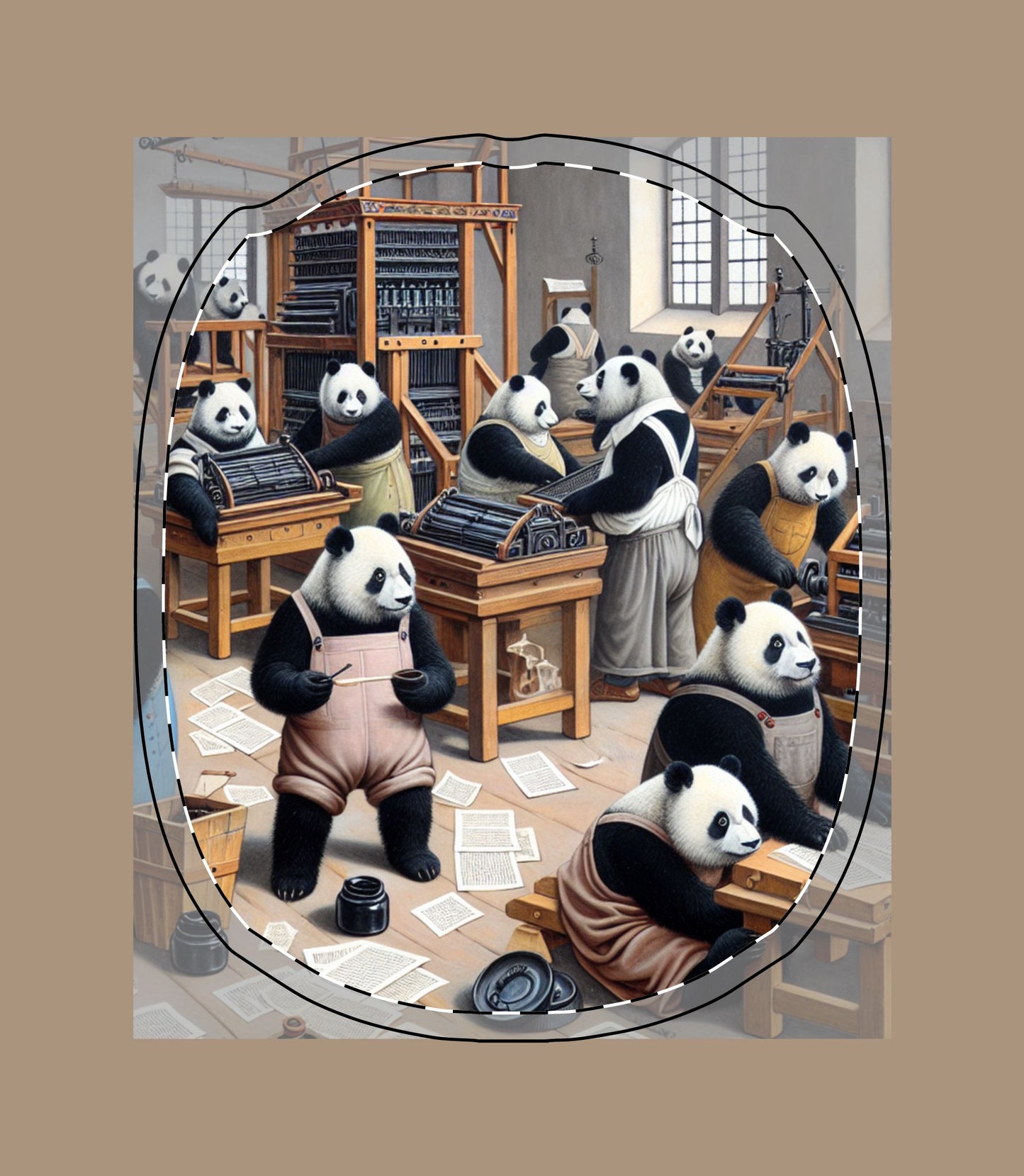 Printing Pandamonium AirPod Max Case