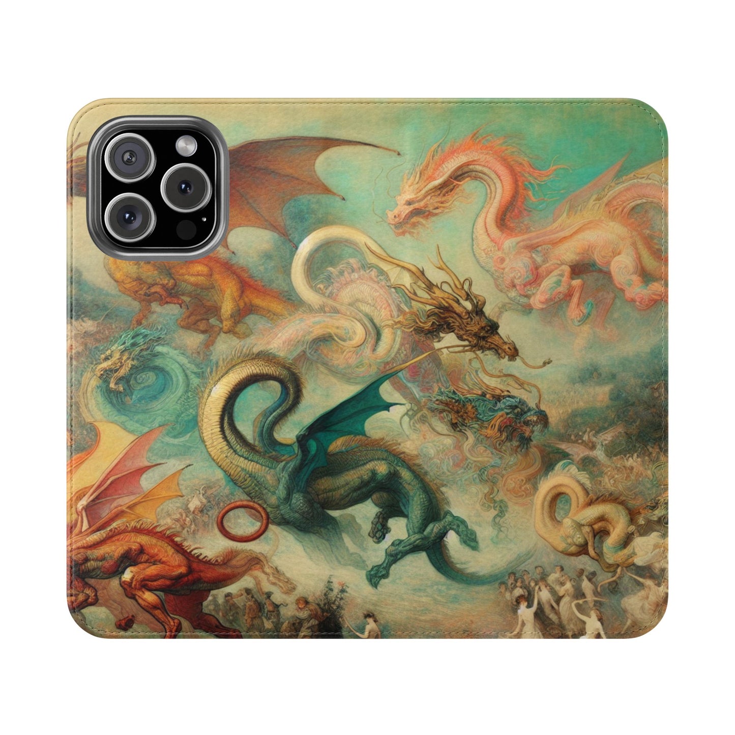 Degas Dreams of Dragons Flip Cases for iPhones
