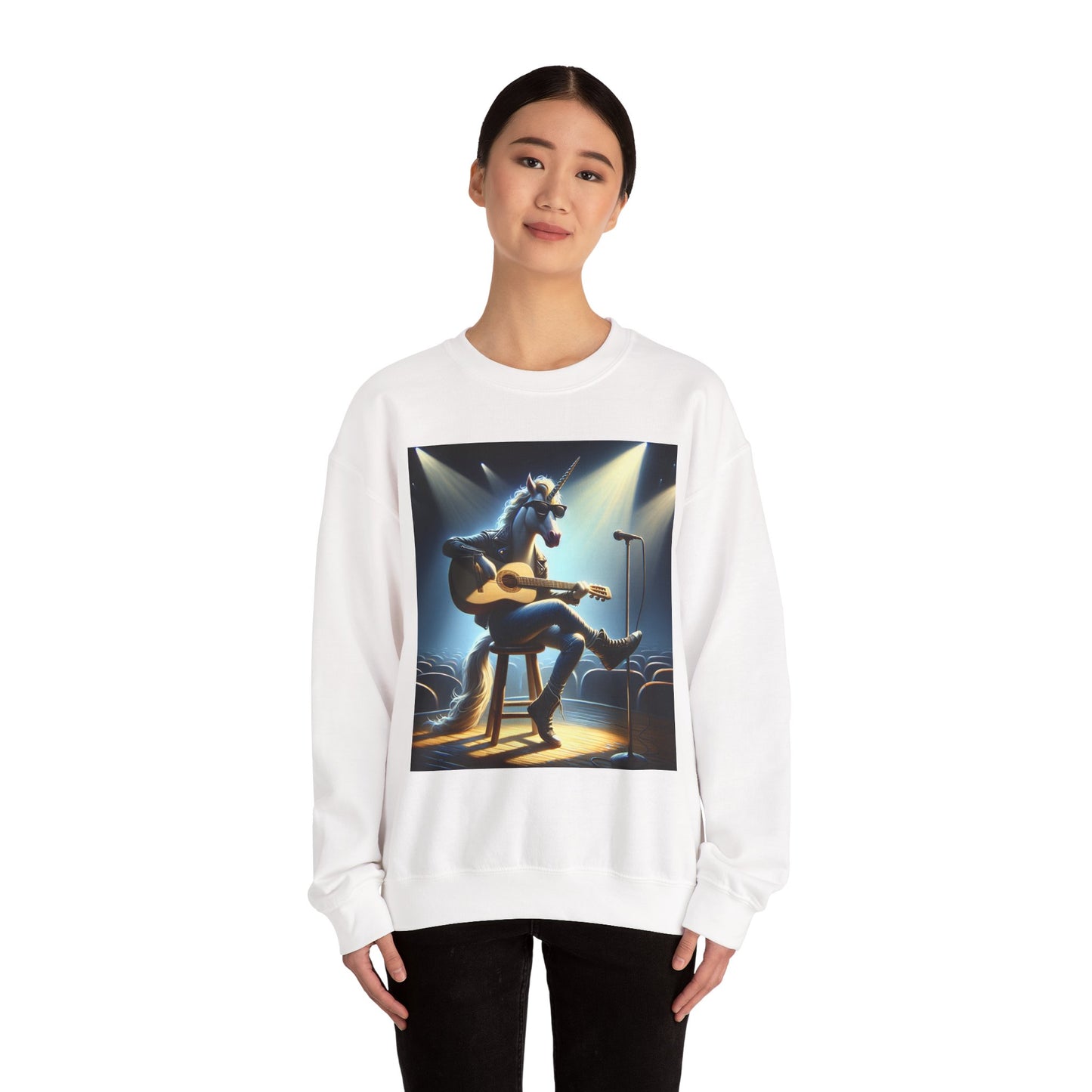 Unicorn Unplugged Crewneck Sweatshirt