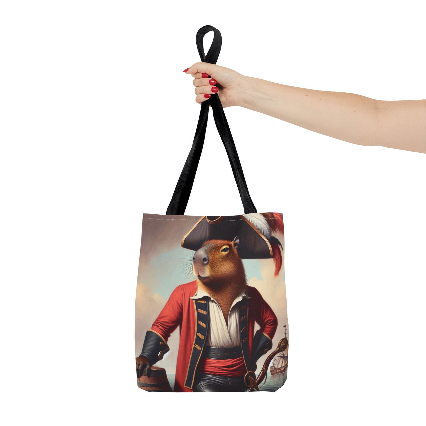 Captain Capybara Tote Bag