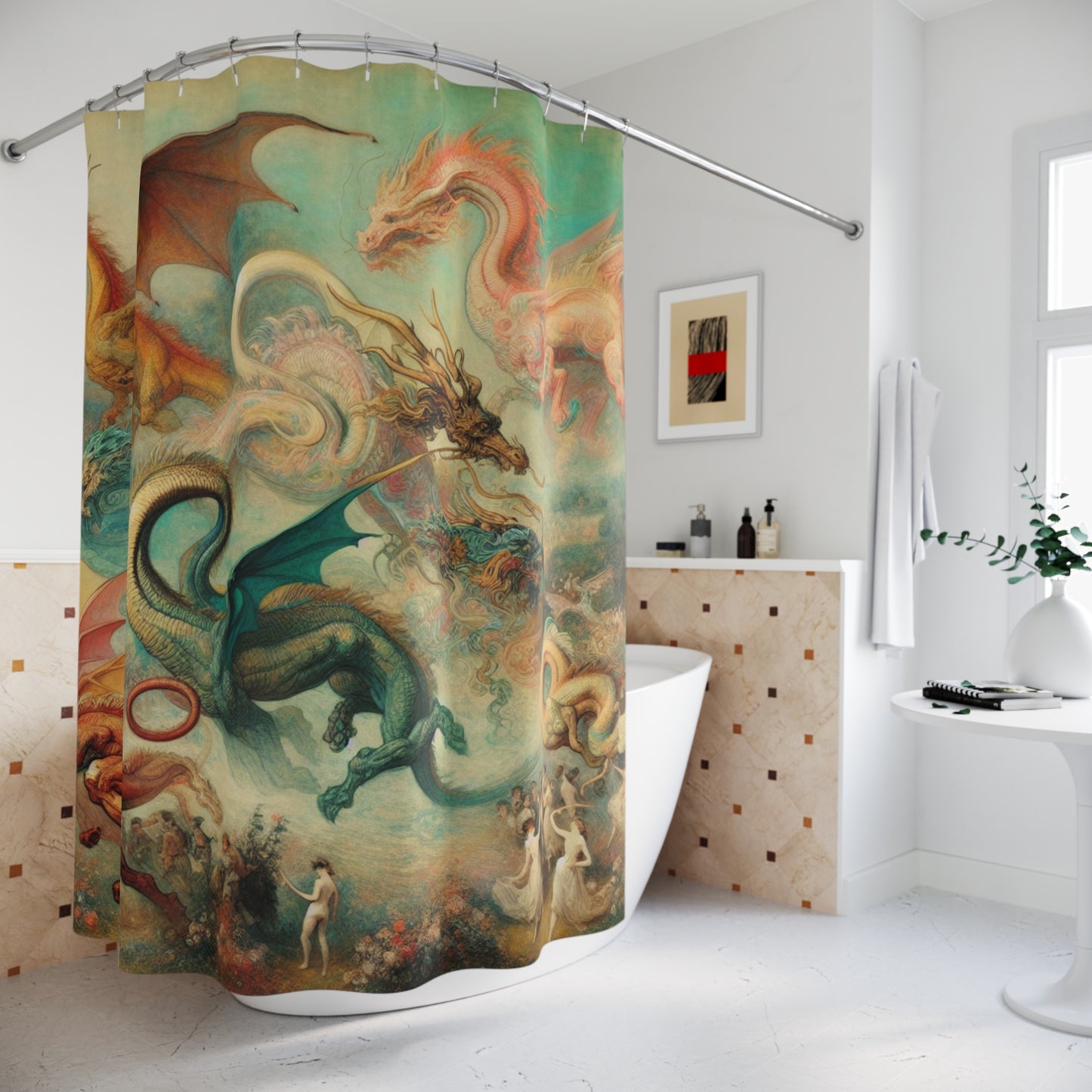 Degas Dreams of Dragons Shower Curtain