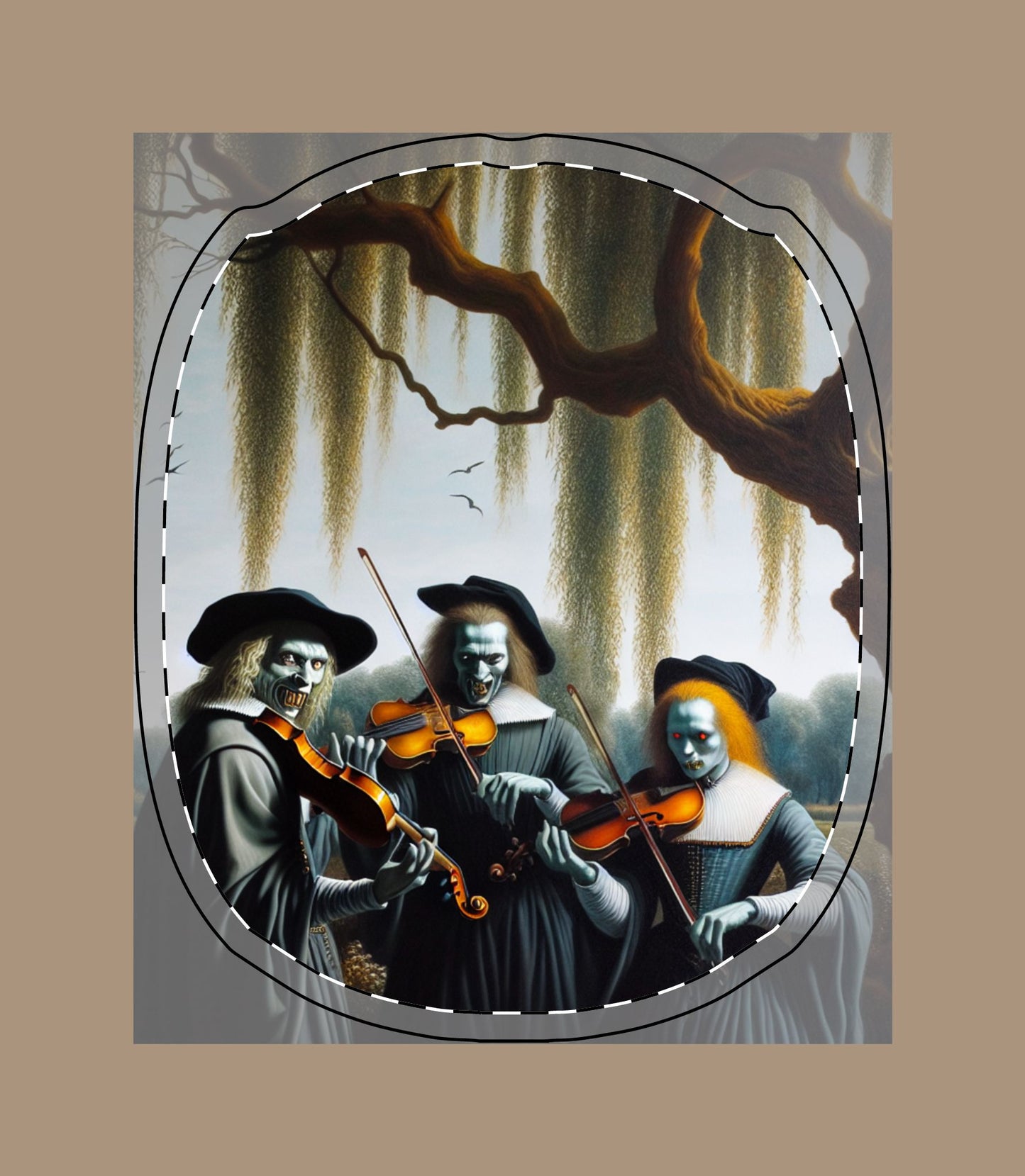 Vermeer's Vampire Violinists AirPod Max Case