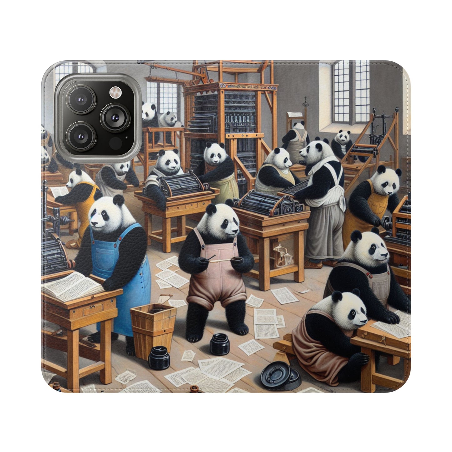 Printing Pandamonium Flip Case - iPhone/Galaxy