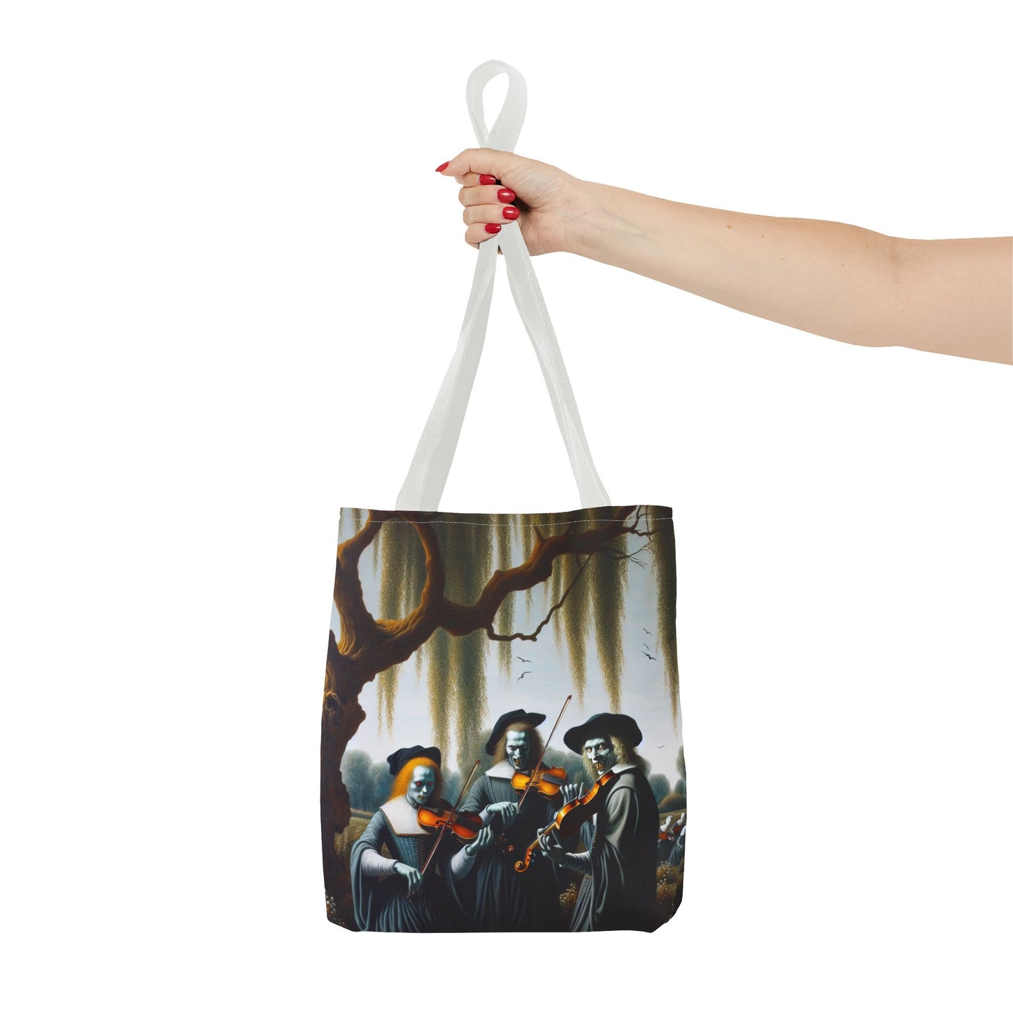 Vermeer's Vampire Violinists Tote Bag