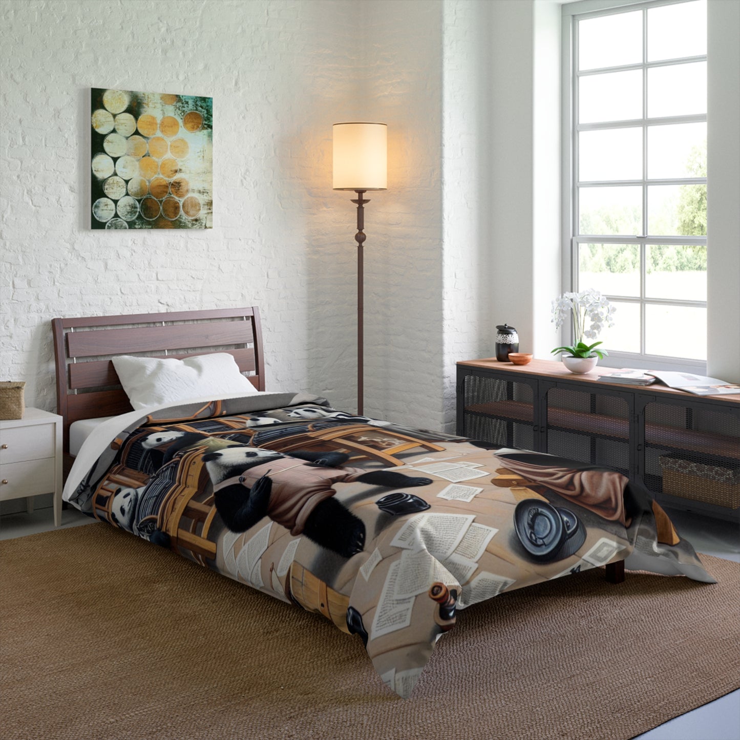 Printing Pandamonium Comforter