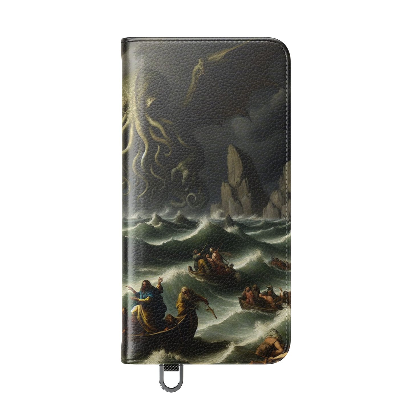 Cthulhu in the Storm Flip Cases for iPhones