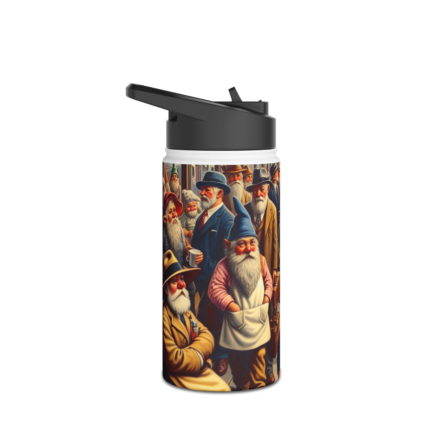 The Gnome-mute Home Stainless Steel Water Bottle