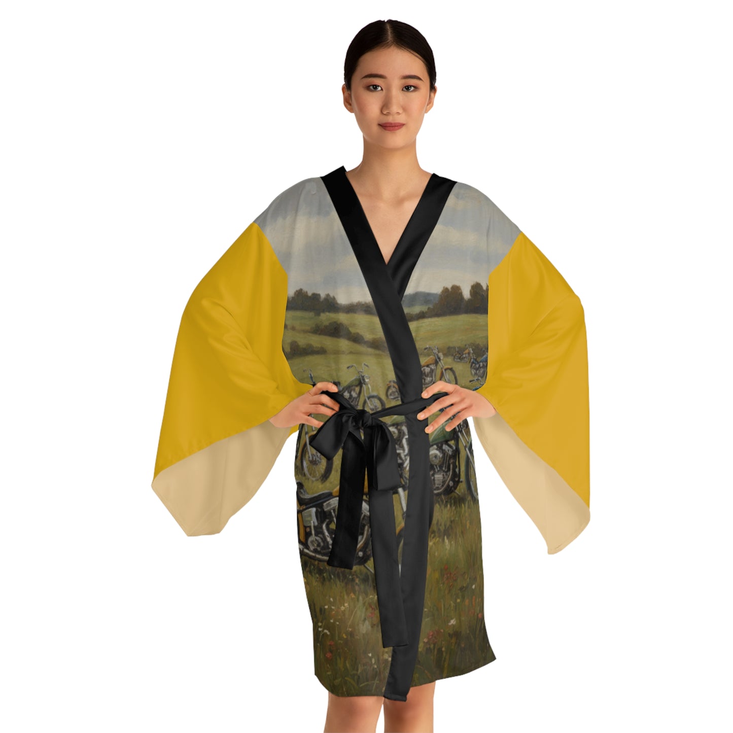 Wild Motorcycles Kimono Robe
