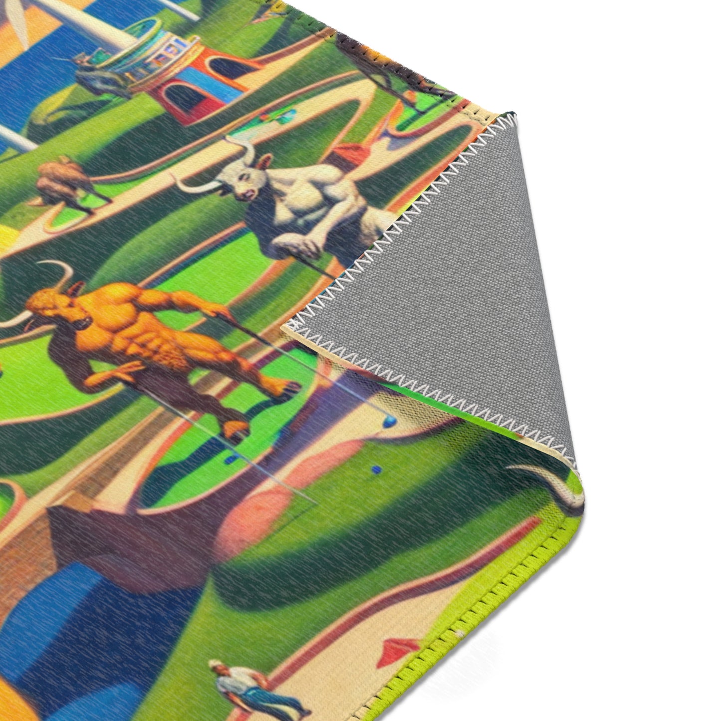 Mini-taur Golf Area Rug - HORIZONTAL