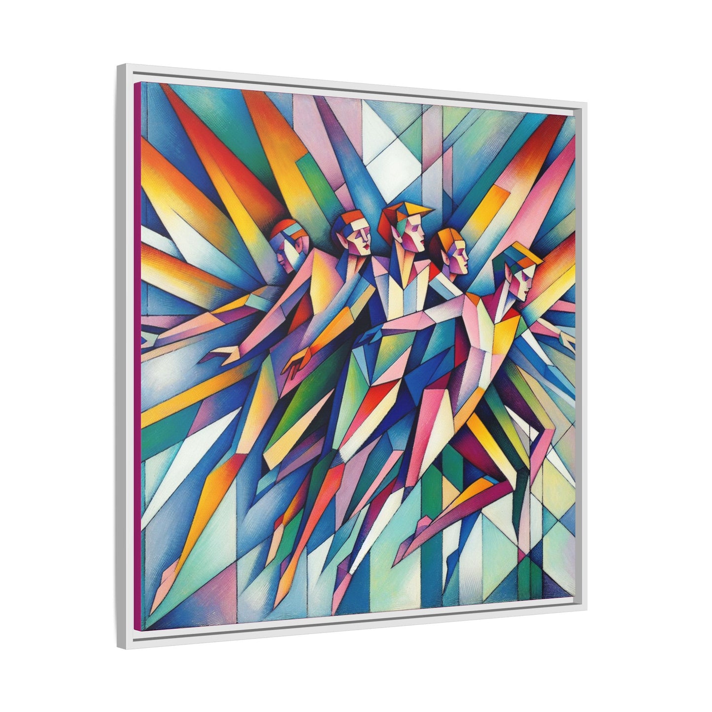 Picasso's Pixies Canvas, Framed (Multi-color)