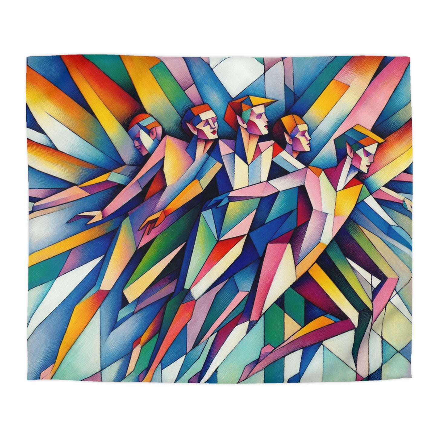 Picasso's Pixies Microfiber Duvet Cover