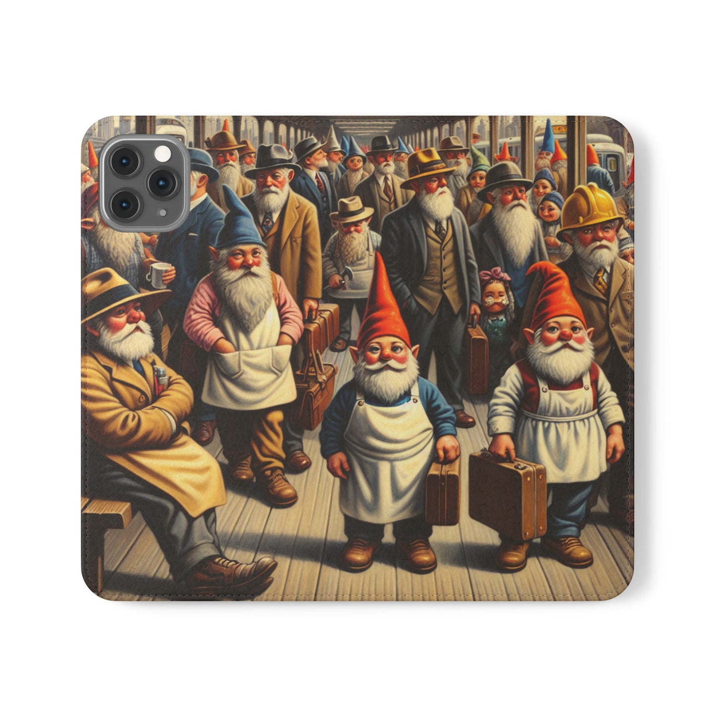 The Gnome-mute Home Flip Case - iPhone/Galaxy