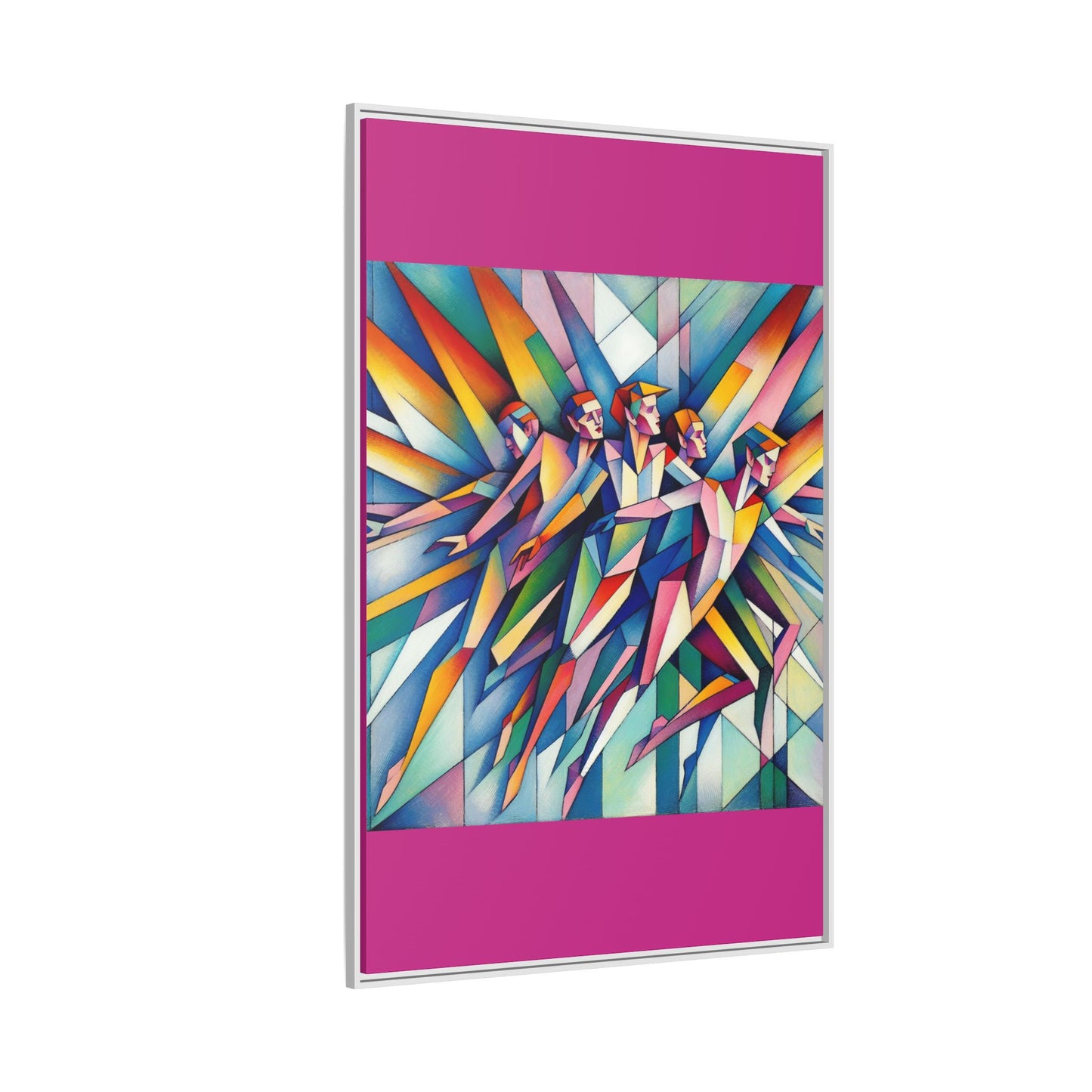 Picasso's Pixies Canvas, Framed (Multi-color)