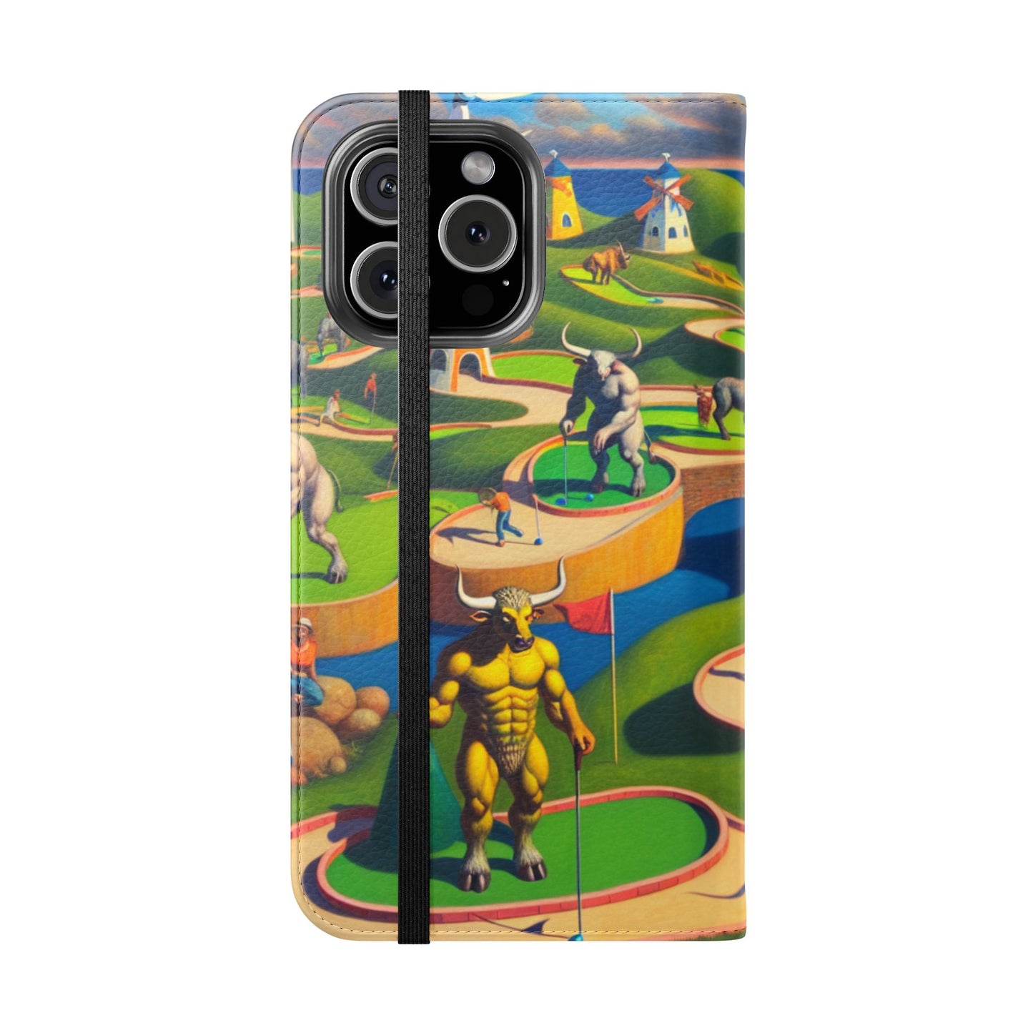Mini-taur Golf Flip Case - iPhone/Galaxy
